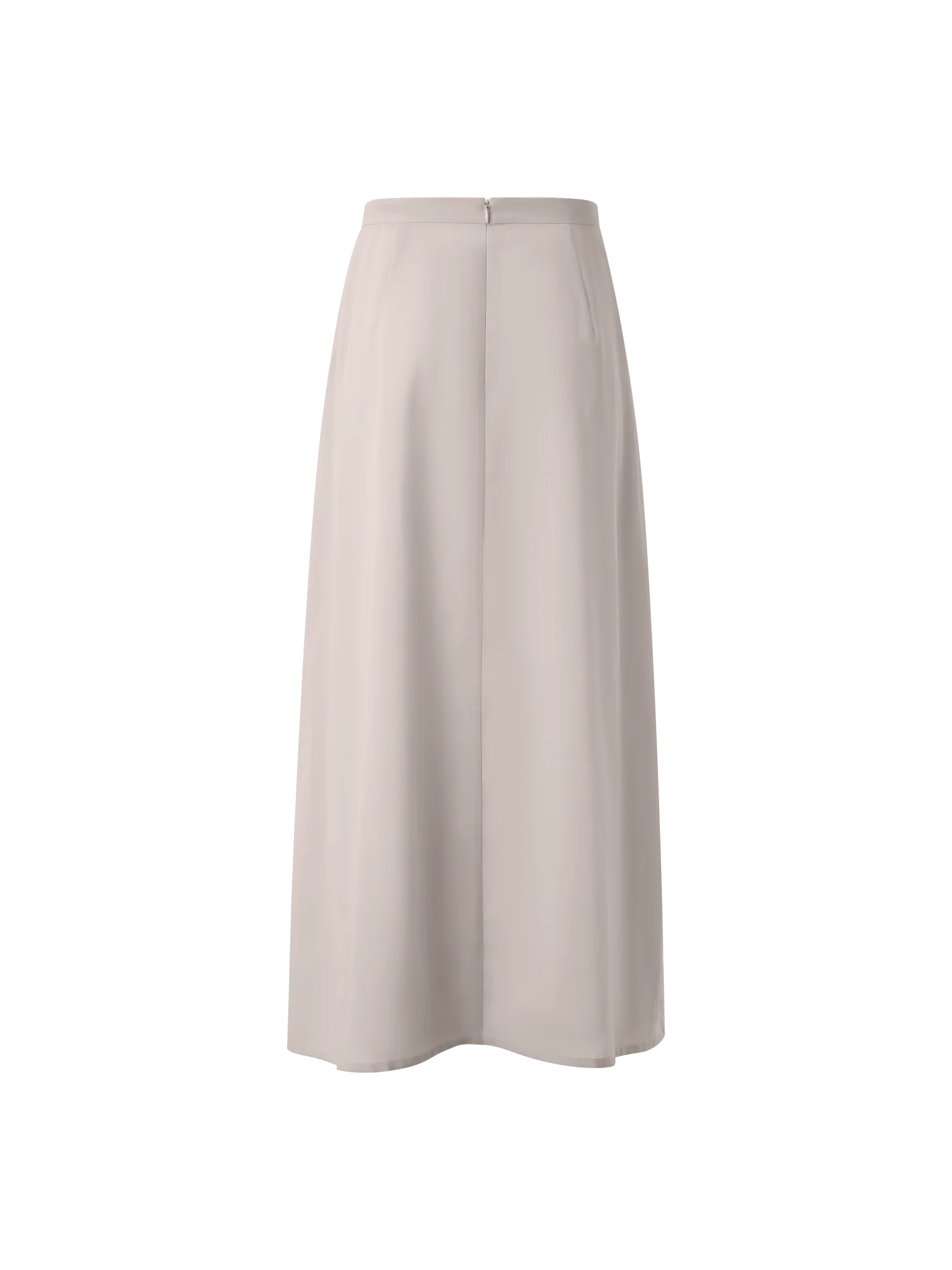 A-Line Midi Skirt in Pleated Cotton Voile - Image 3