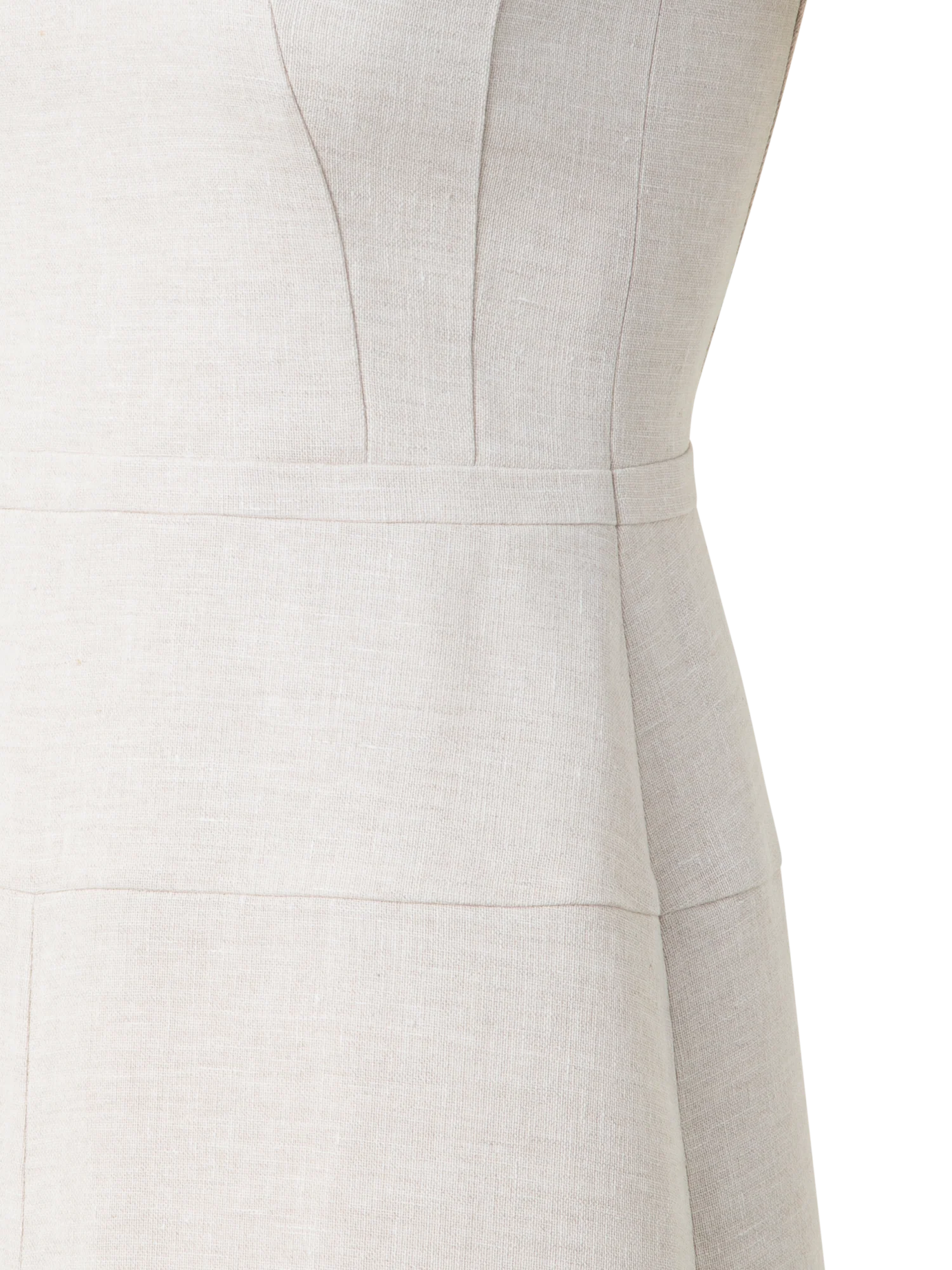 A-Line Sheath Dress in Linen Double-Face - Image 2
