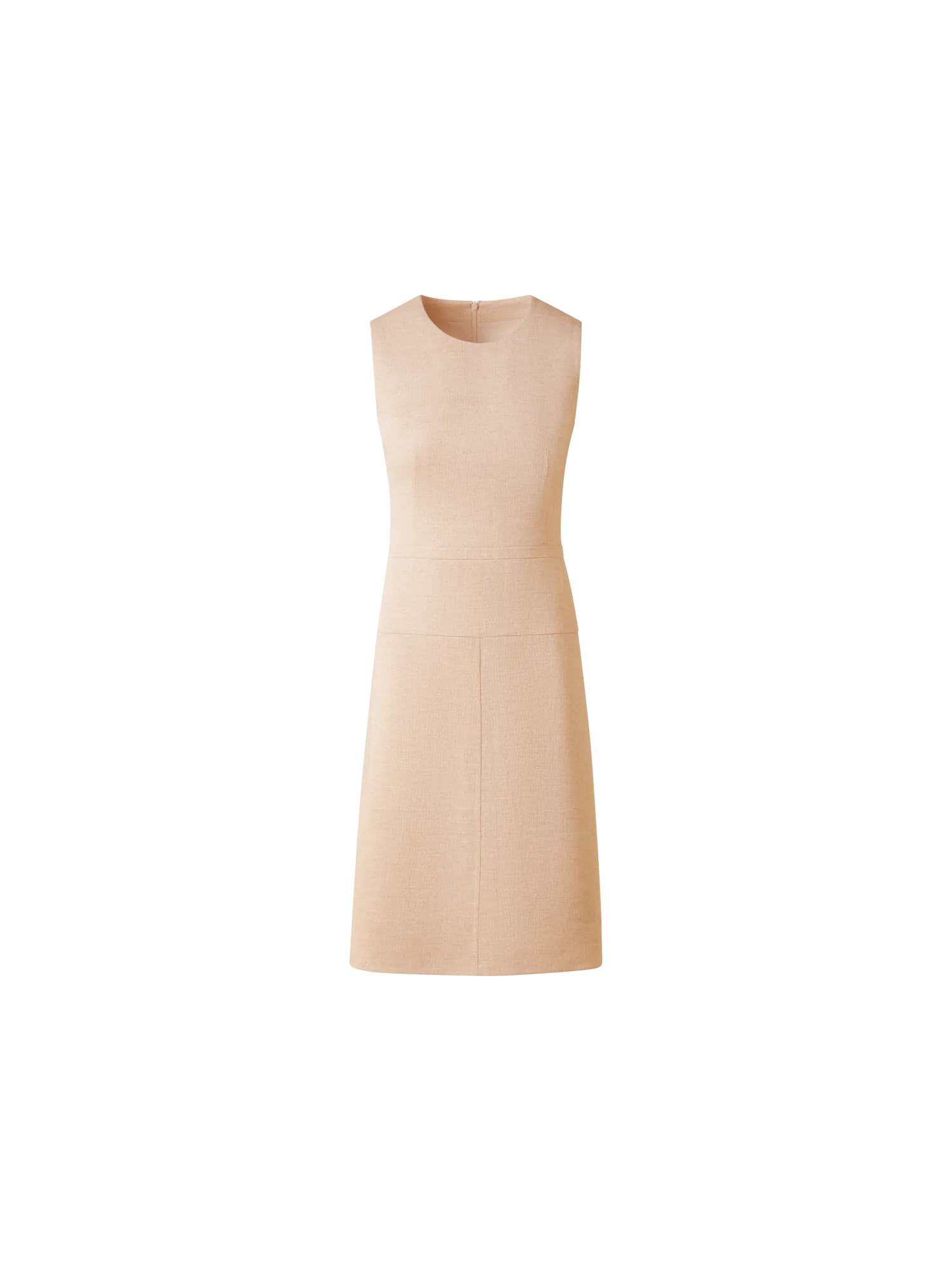 A-Line Sheath Dress in Linen Double-Face