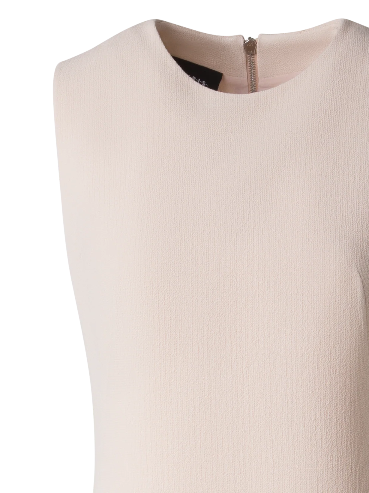 Asymmetrical Flared Dress in Wool Double-Face - Image 4