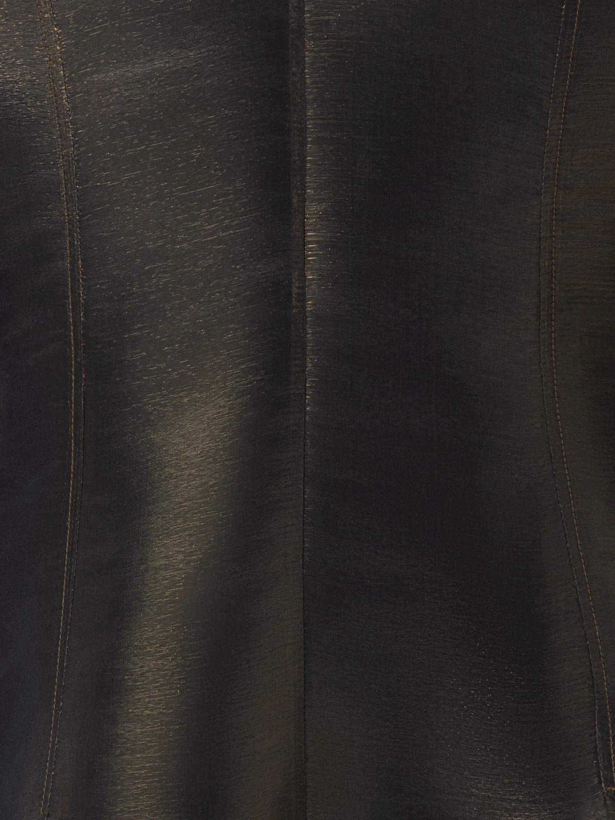Blouse in Sheer Organza Silk with Gold Shimmer - Image 6