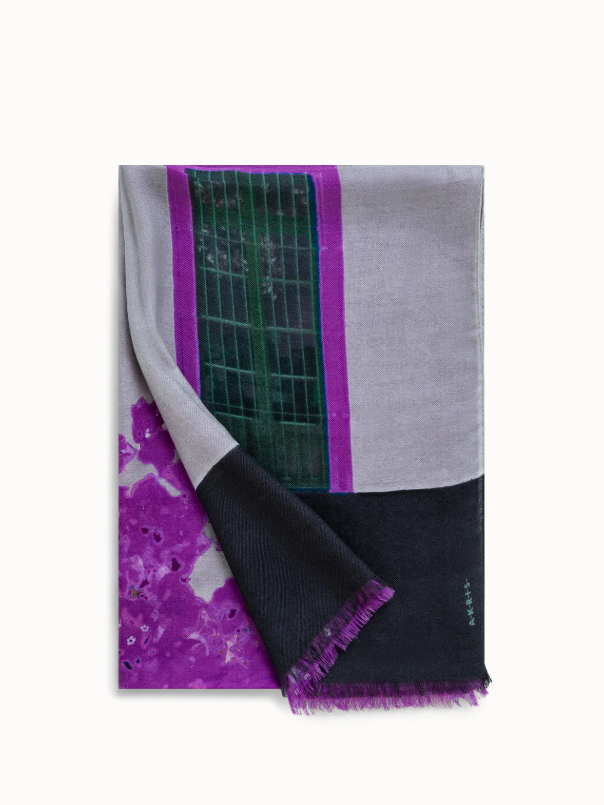 Bougainvillea Porta print scarf - Image 2
