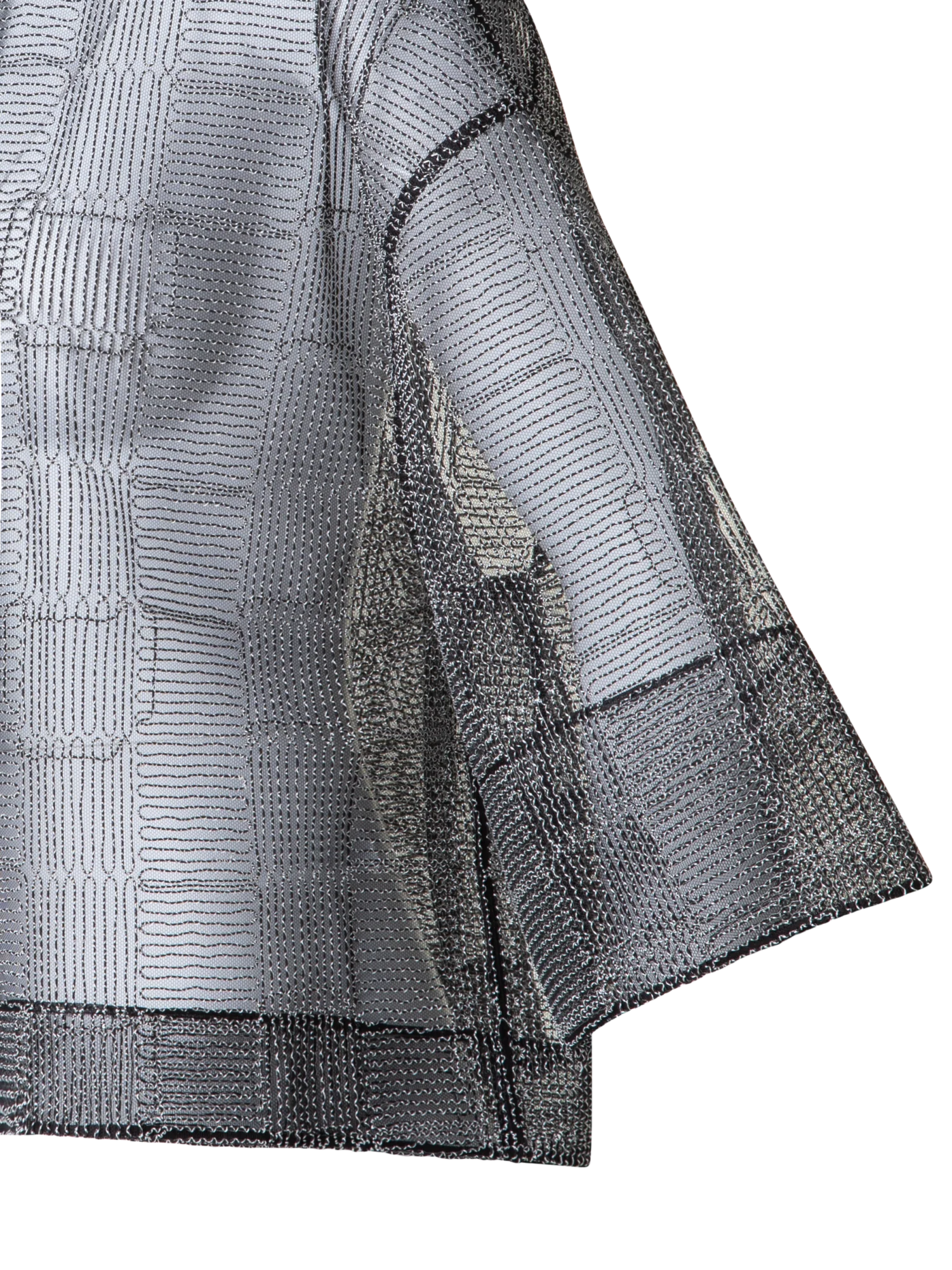Boxy Jacket with Square on Tulle Embroidery - Image 3