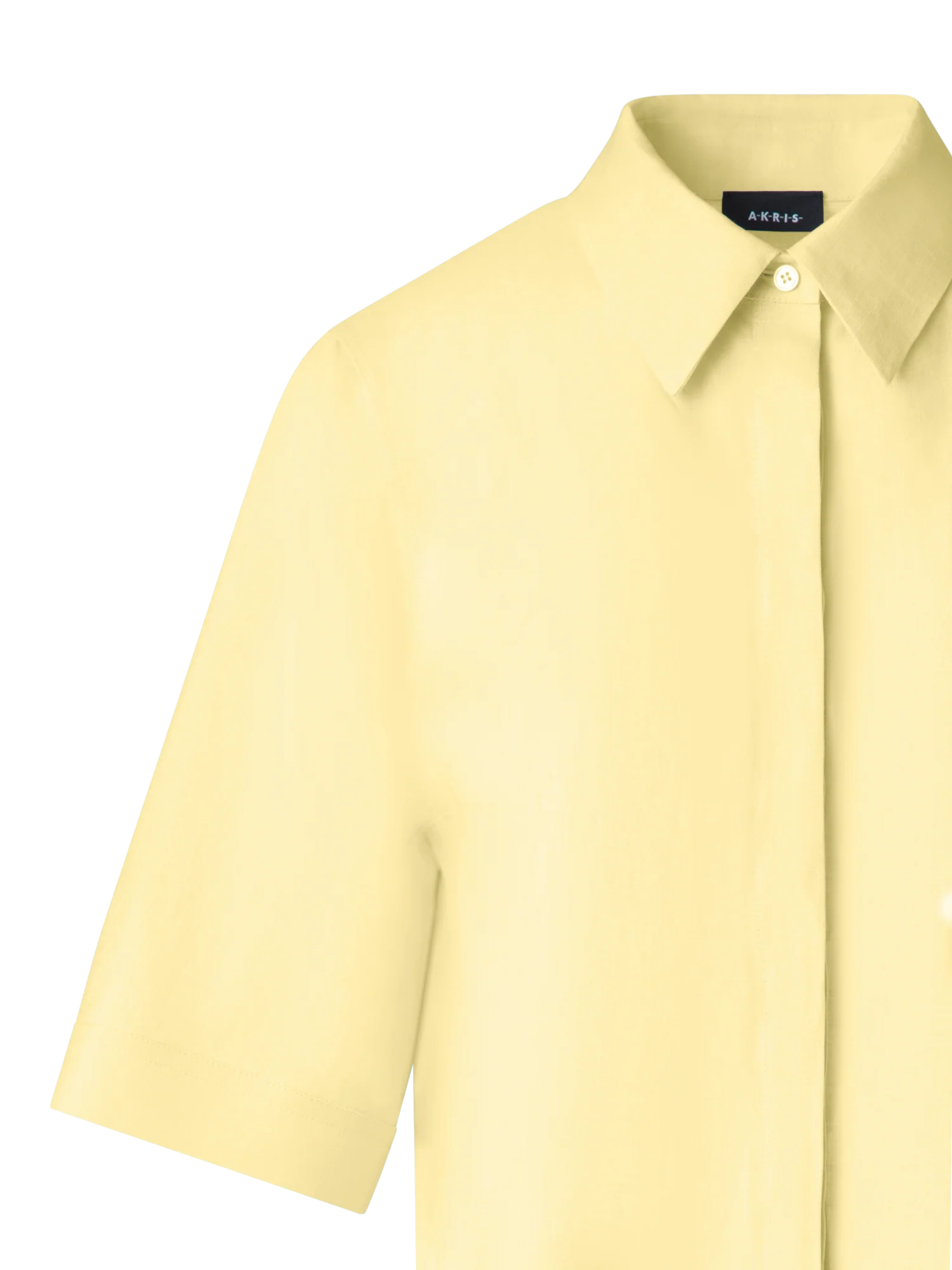 Boxy Shirt Blouse in Linen - Image 4