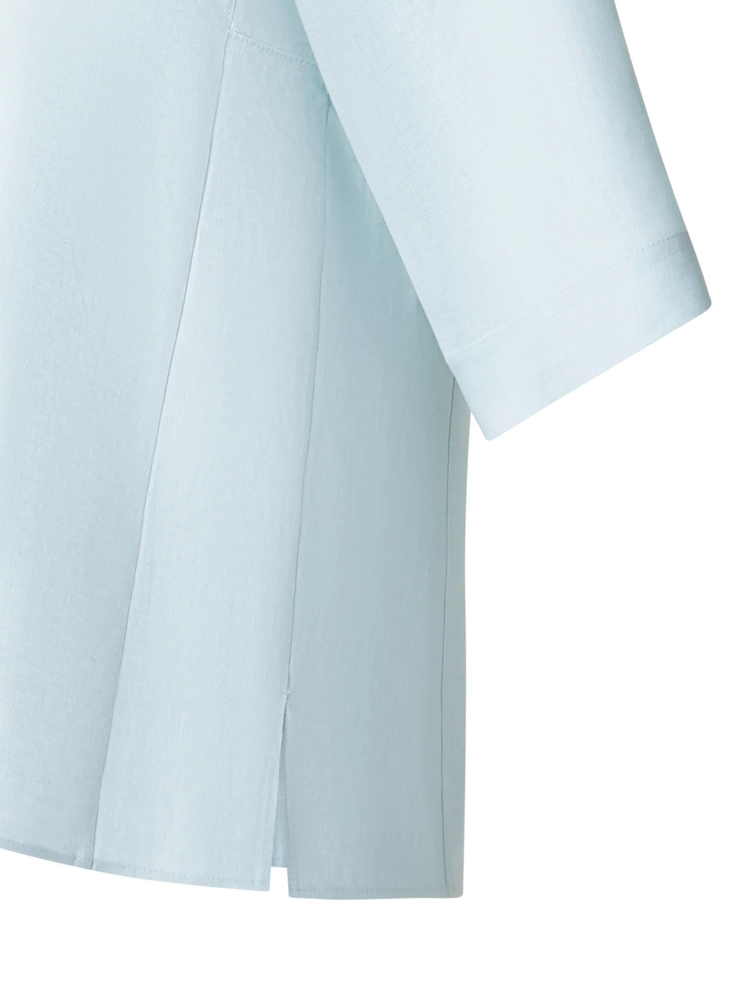 Boxy Shirt Blouse in Linen - Image 2
