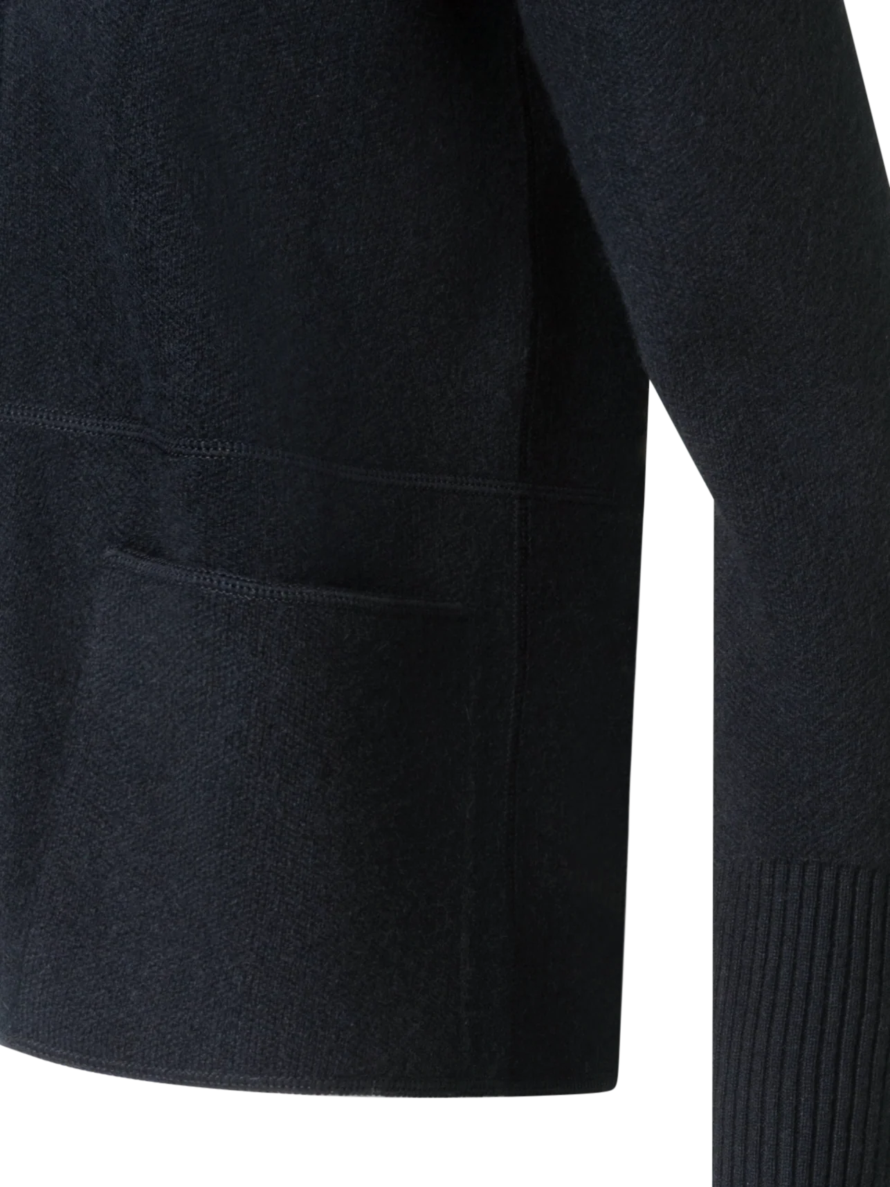 Cardigan in Cashmere Pique Knit - Image 2