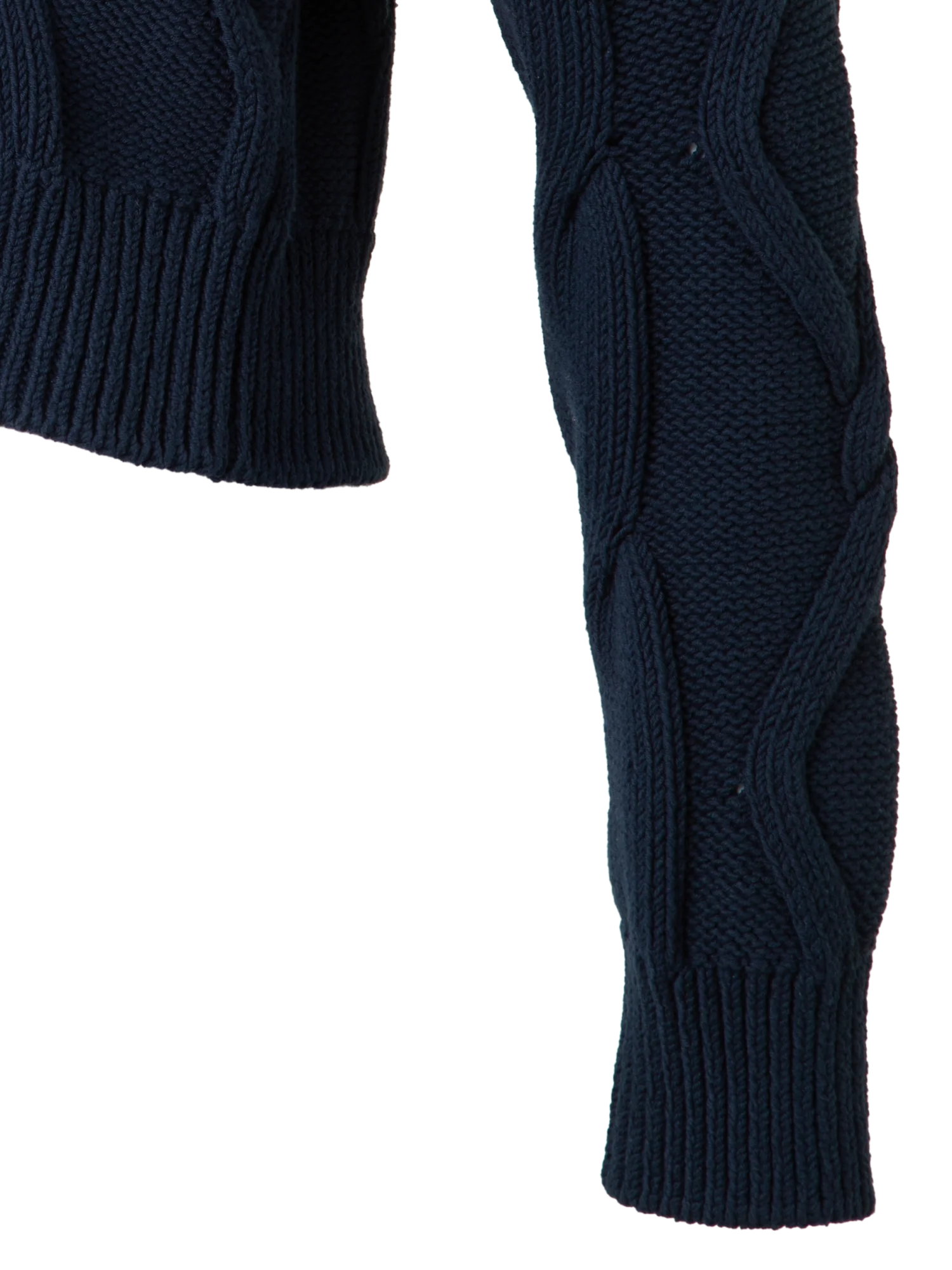 Cardigan in Chunky Cotton Cable Knit - Image 3