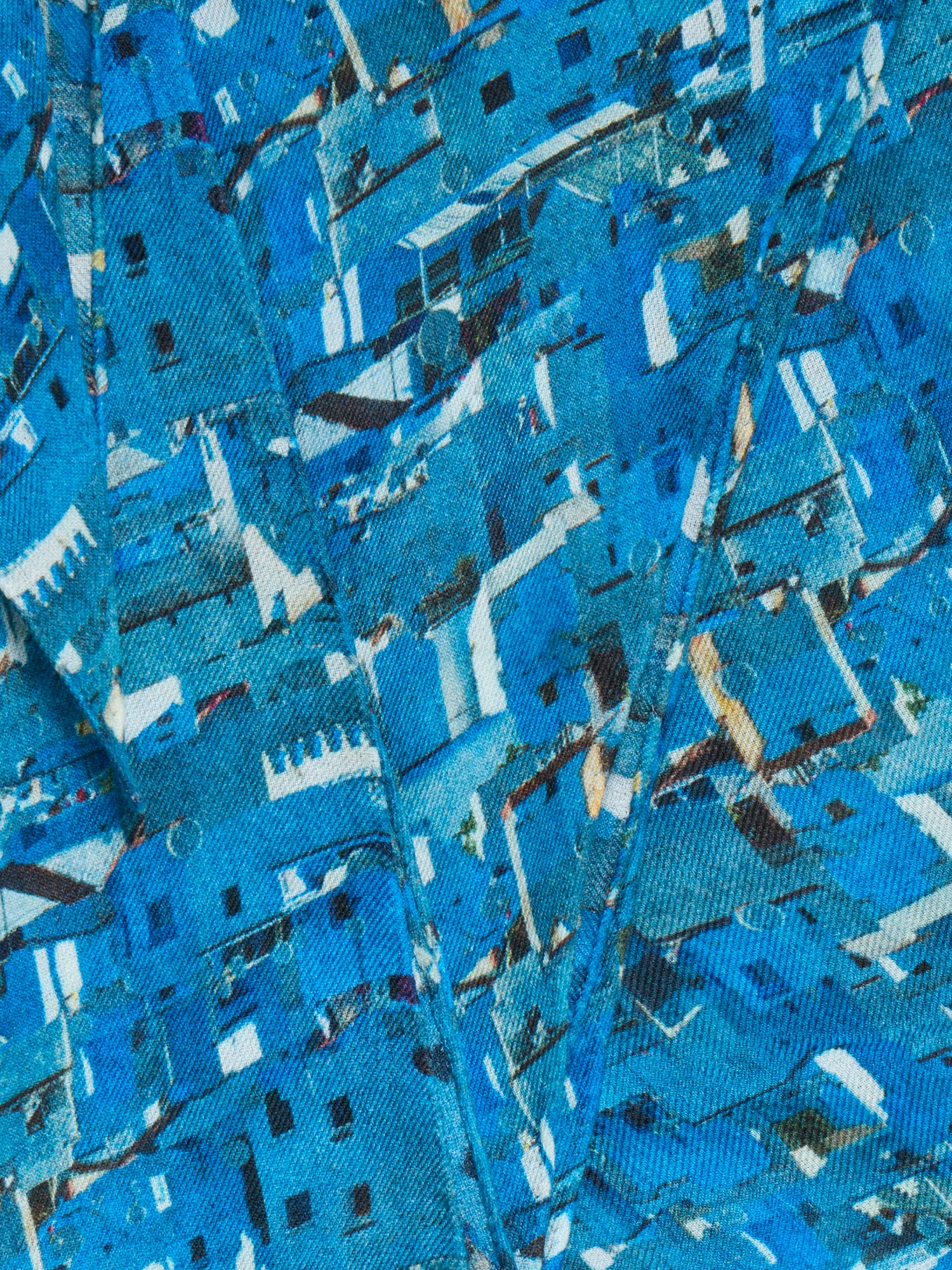 Chefchaouen print scarf - Image 2