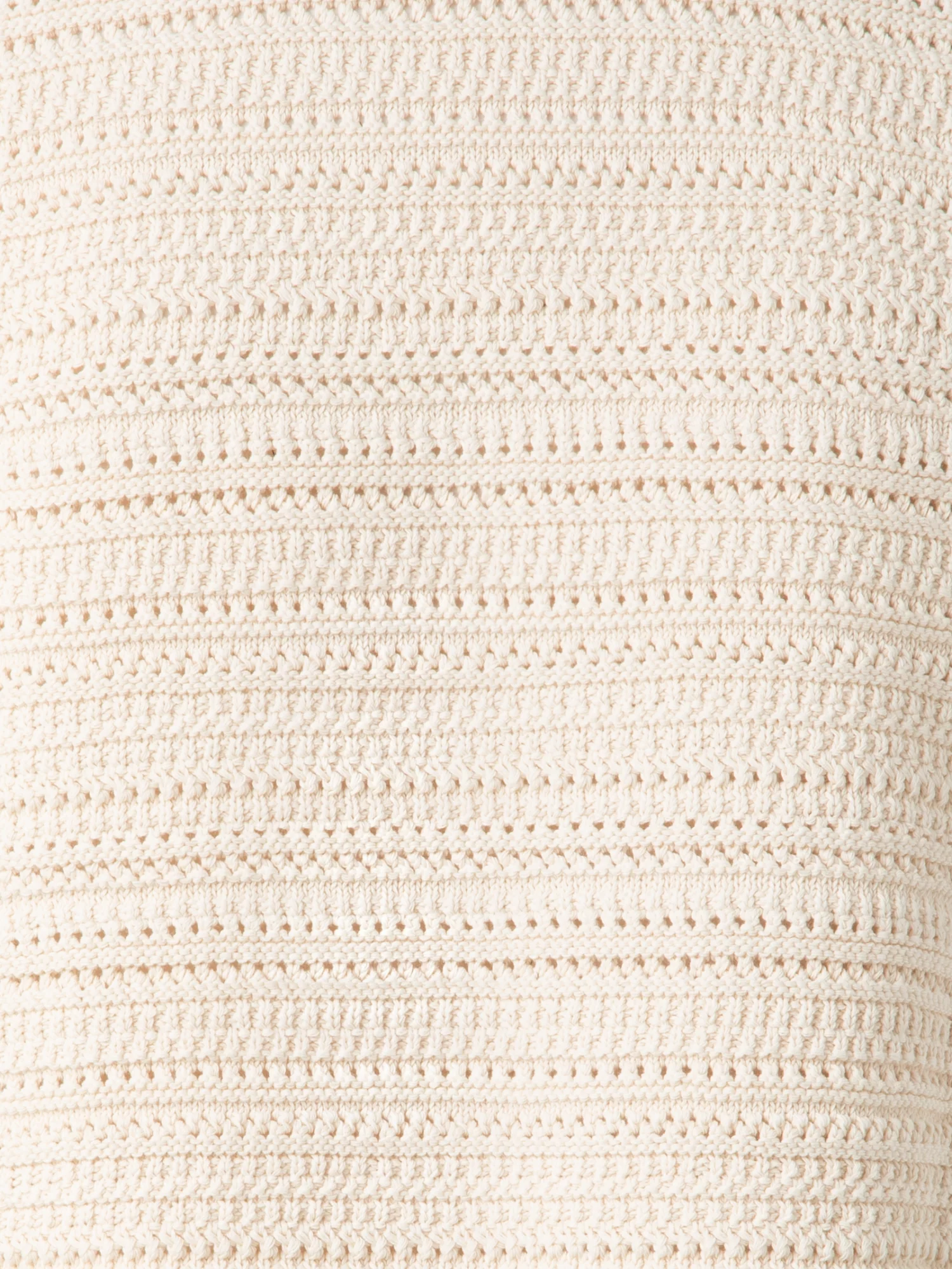 Chunky Cotton Knit Top with Contrast Trim - Image 6