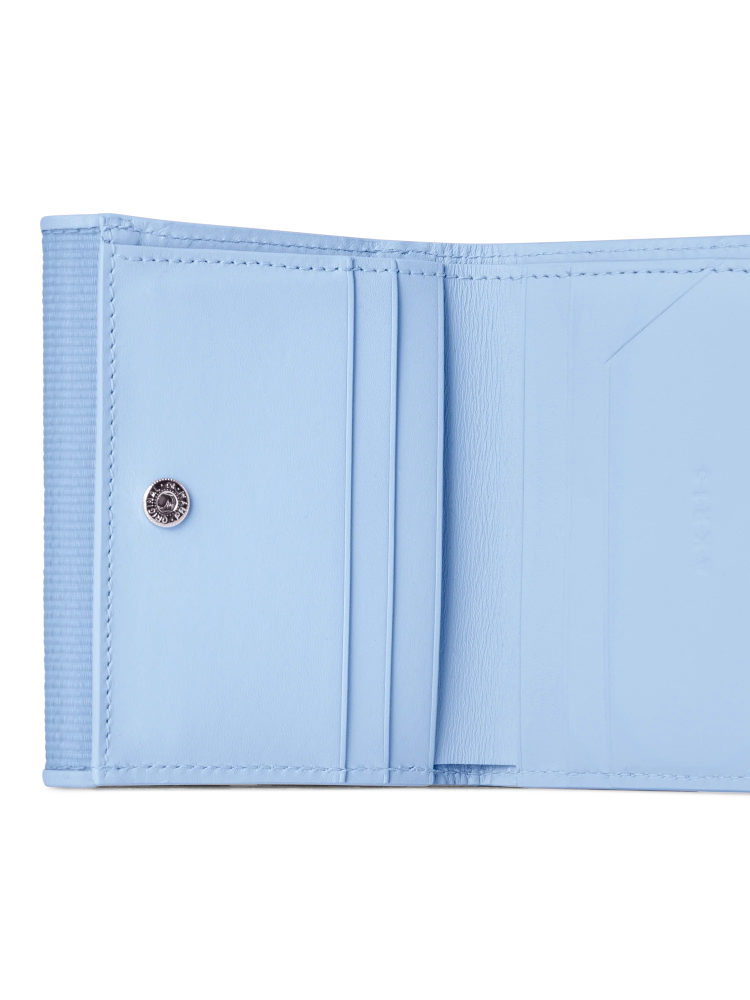 Compact Wallet in Horsehair and Leather - Image 3