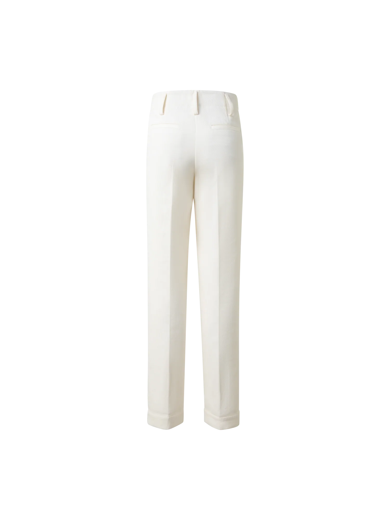 Cropped Conical Cotton Gabardine Stretch Pants - Image 4