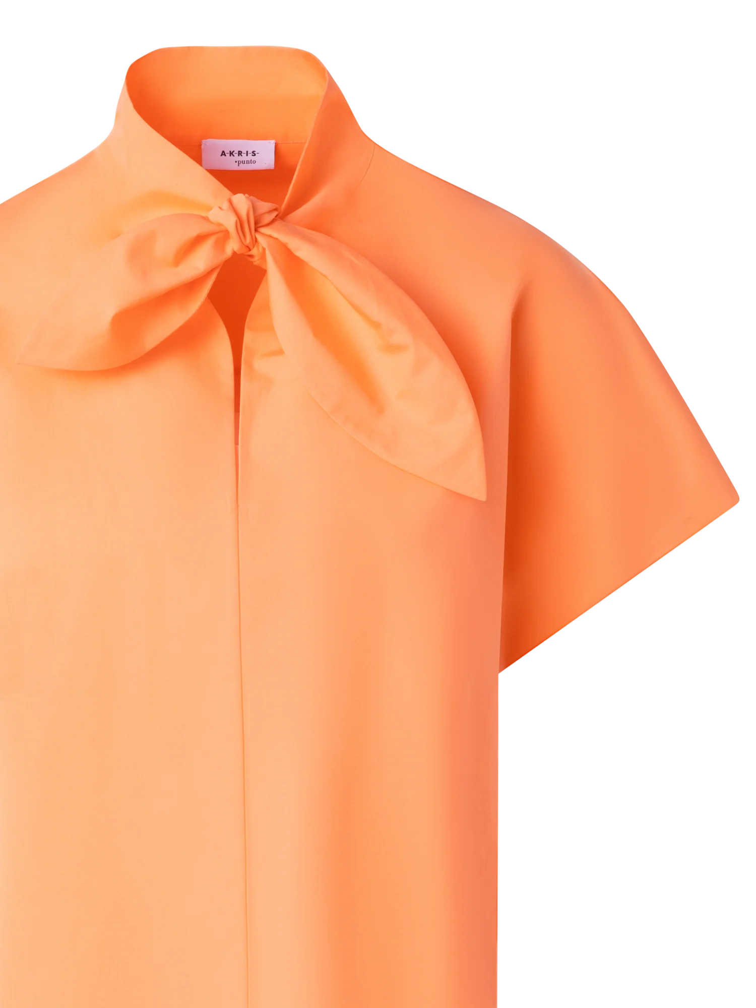 Cotton Blouse with Collar Knot - Image 6