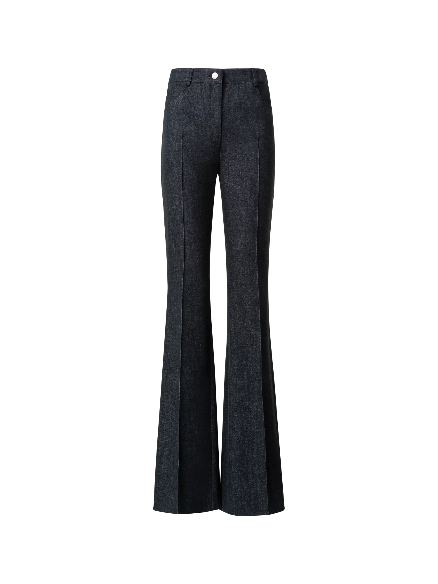 Bootcut Cotton Denim Stretch Pants