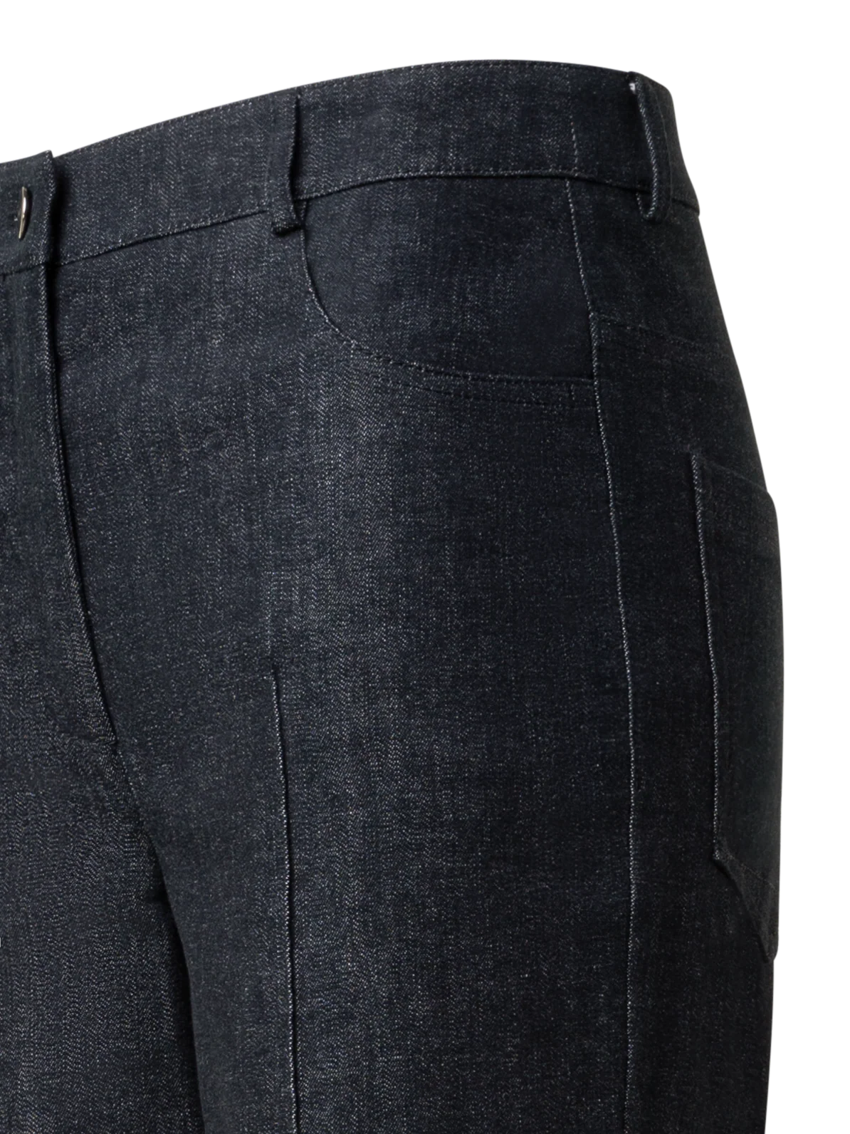 Bootcut Cotton Denim Stretch Pants - Image 5