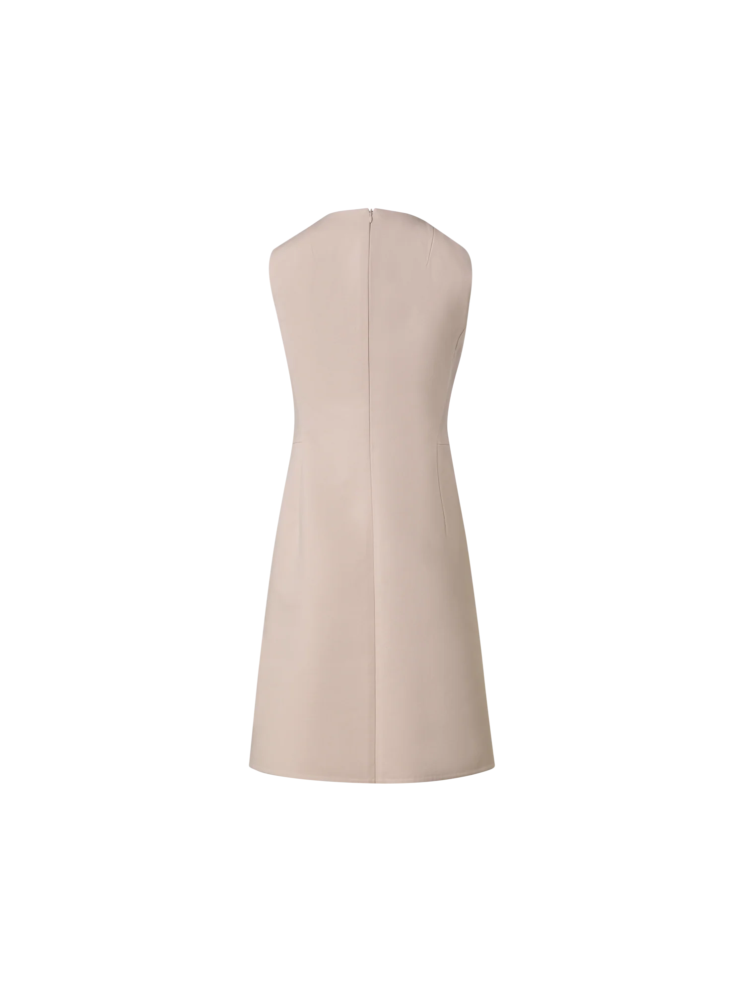 A-Line Cotton Double-Face Sheath Dress - Image 3