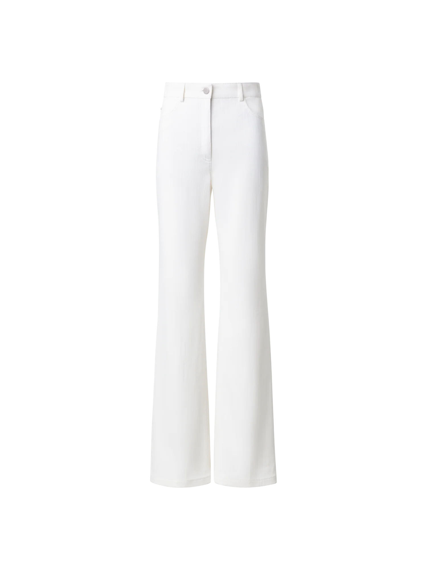 Bootcut Cotton Denim Stretch Pants