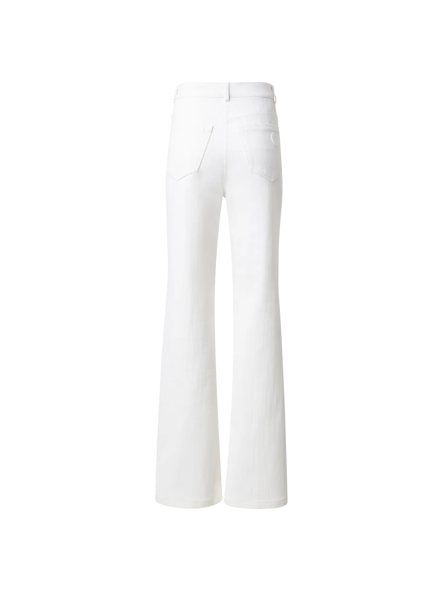 Bootcut Cotton Denim Stretch Pants - Image 3