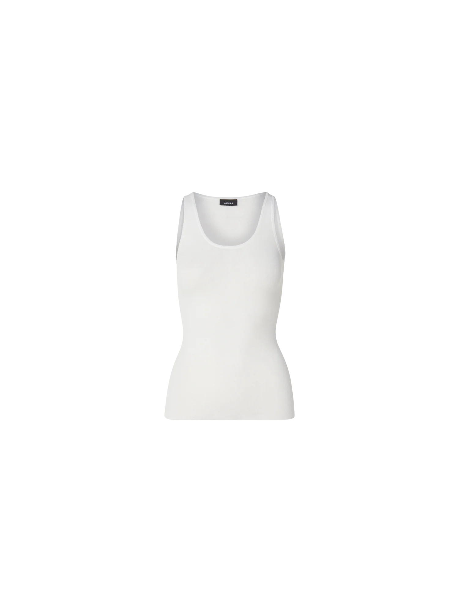 Two in One Semi-Transparent Layered Knit Top with Scoop Neck