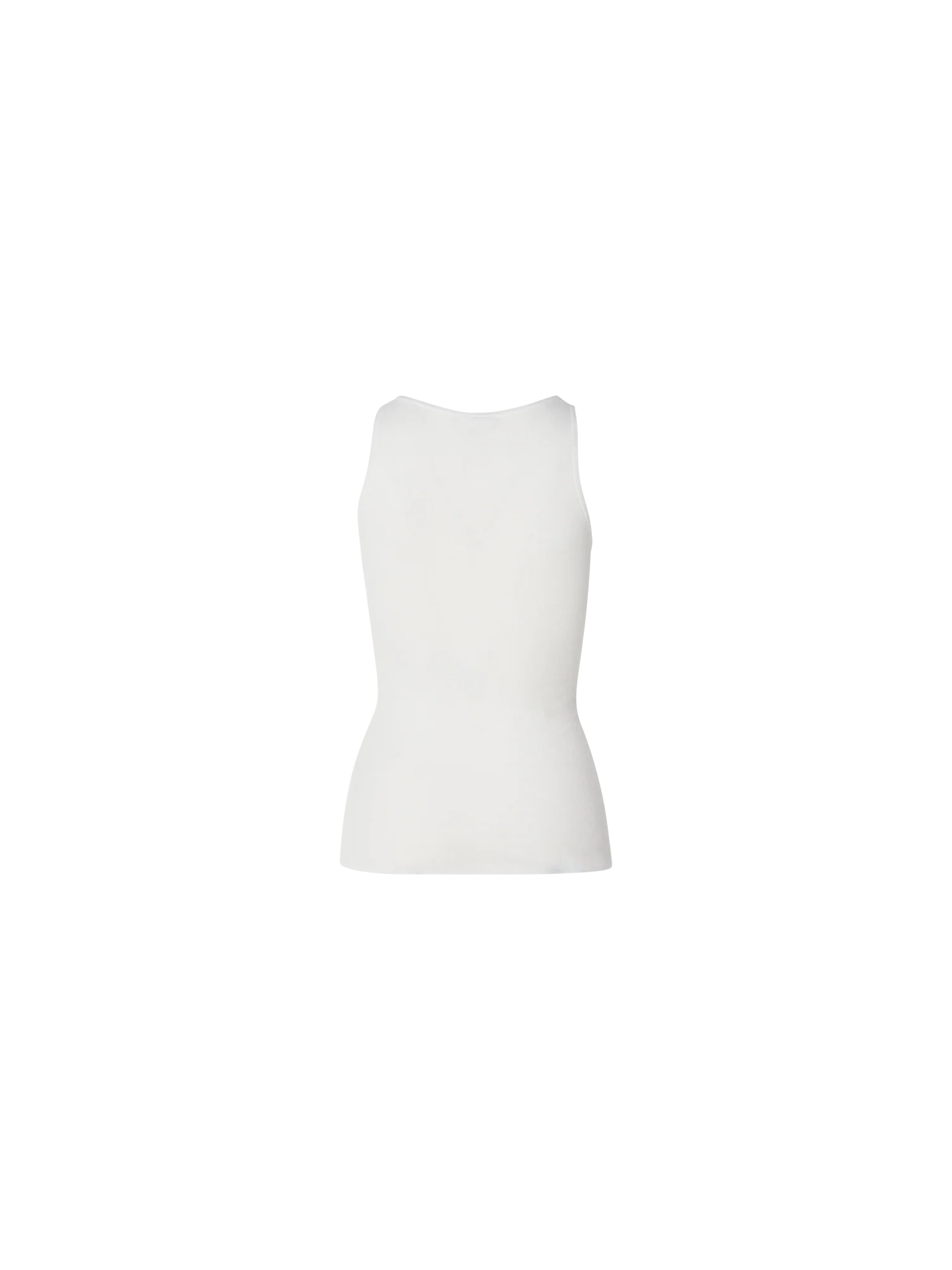 Two in One Semi-Transparent Layered Knit Top with Scoop Neck - Image 3