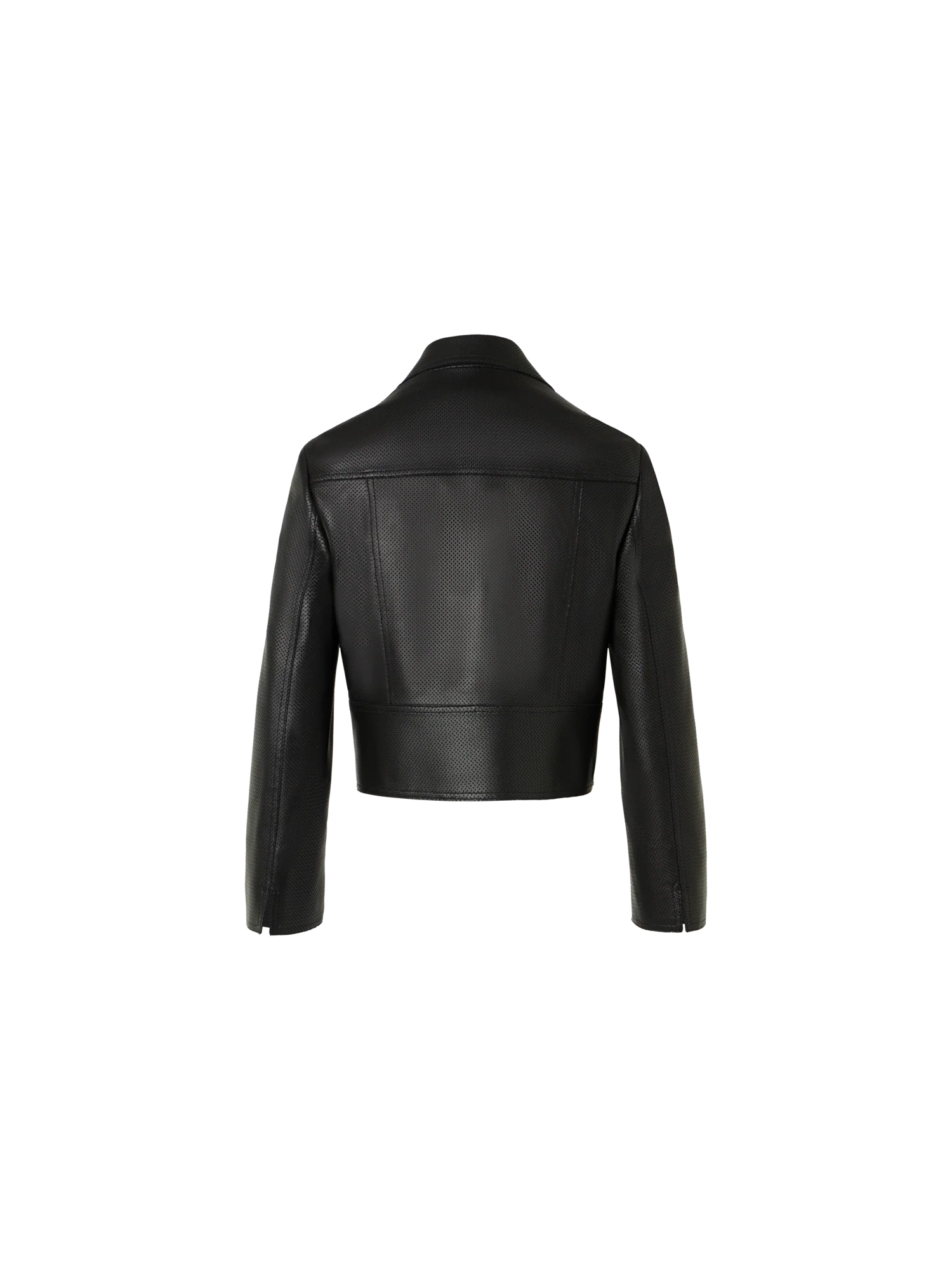 Biker Jacket in Pin Dot Nappa Leather - Image 7