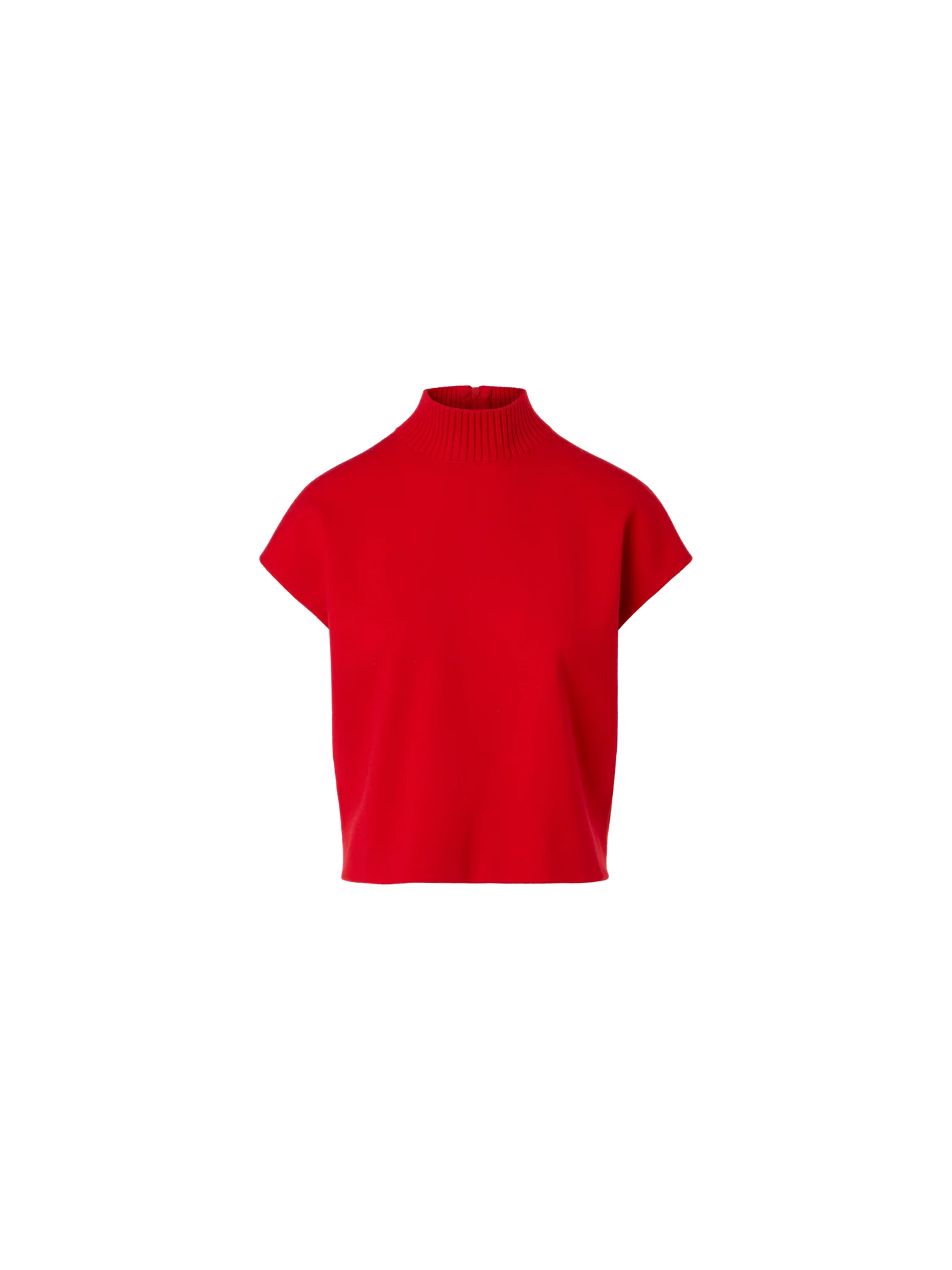 Bright Red Milano Knit Pullover