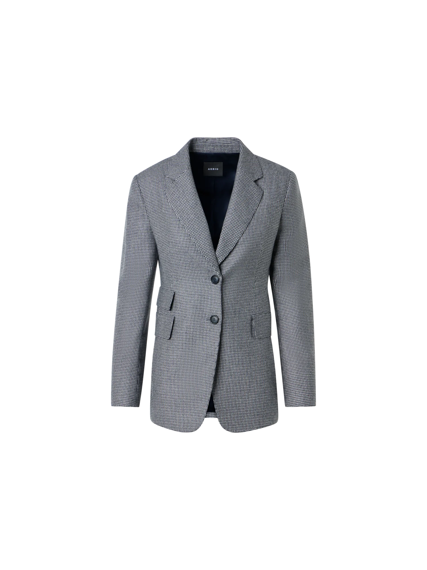 Cashmere Pepita Tailored Blazer
