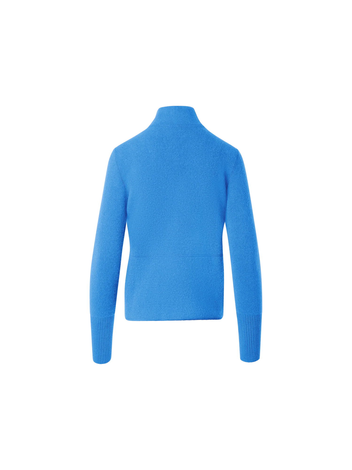 Cashmere Piqué Stand-Collar Cardigan - Image 5