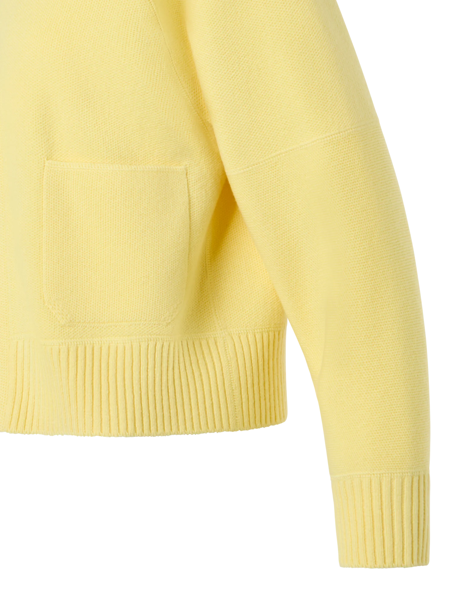 Cashmere Piqué Zip Cardigan - Image 4