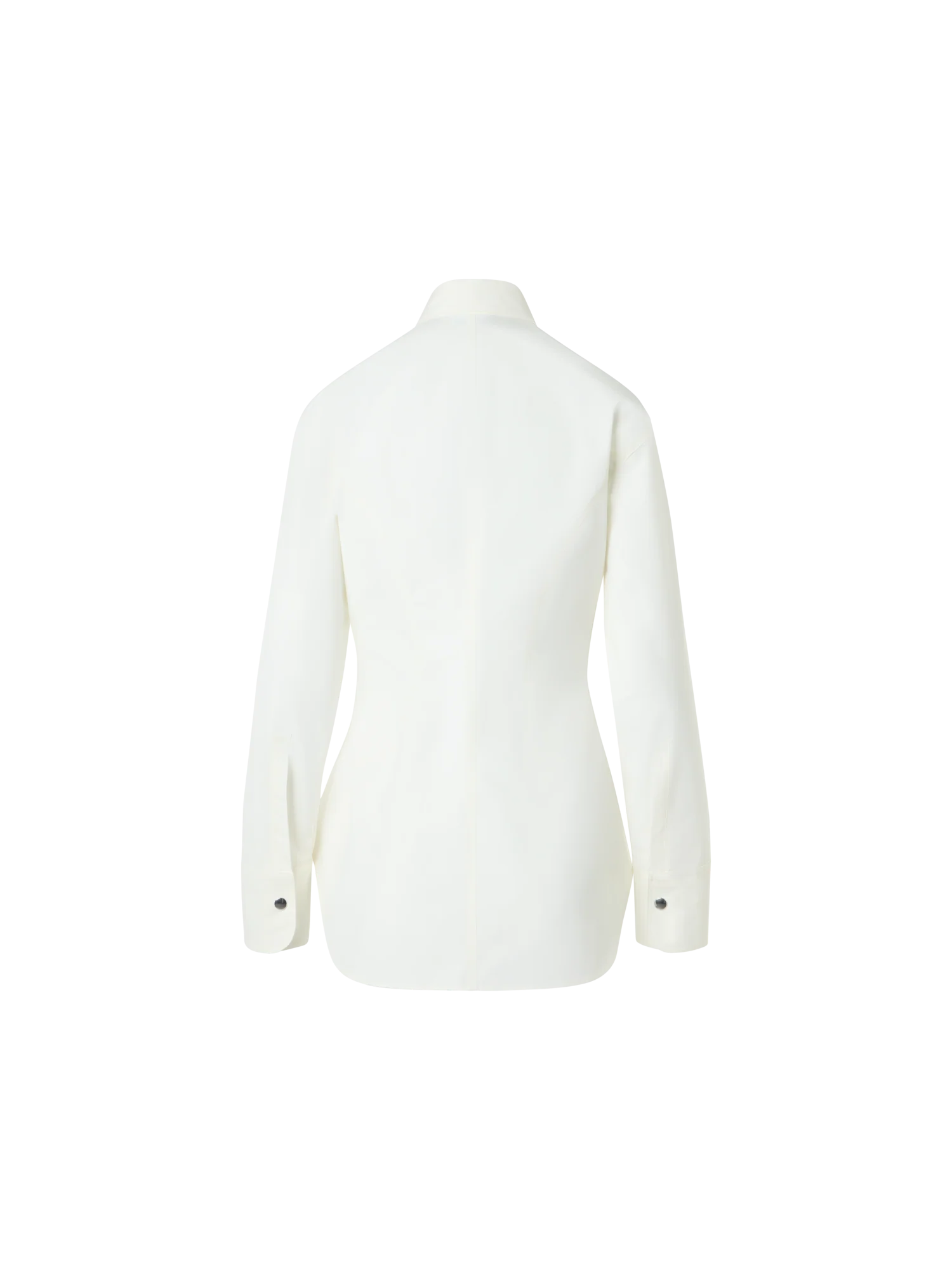 Cinched Cotton Poplin Zip Blouse - Image 6