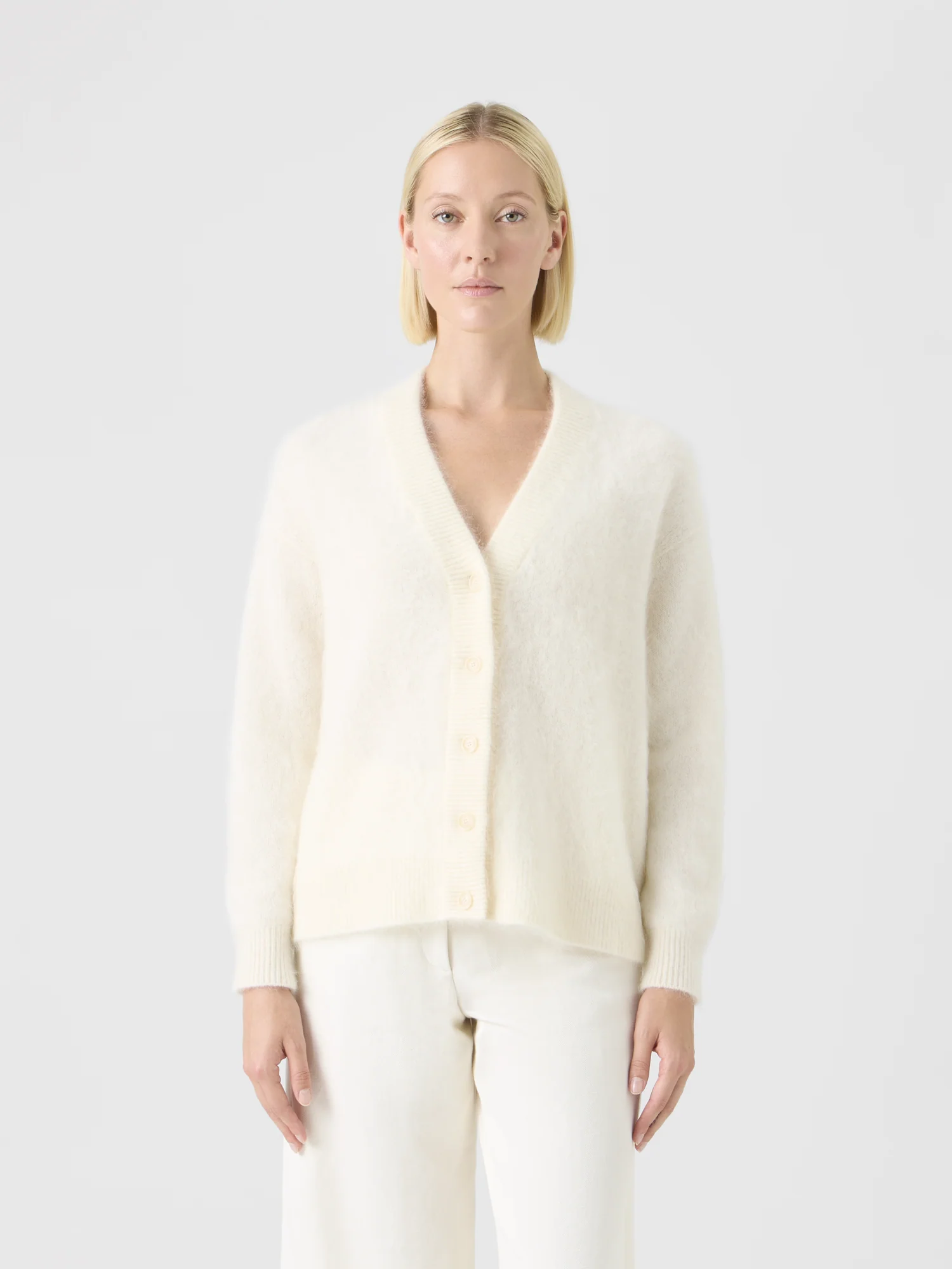 Cloud Cashmere Relaxed Cardigan - Image 2