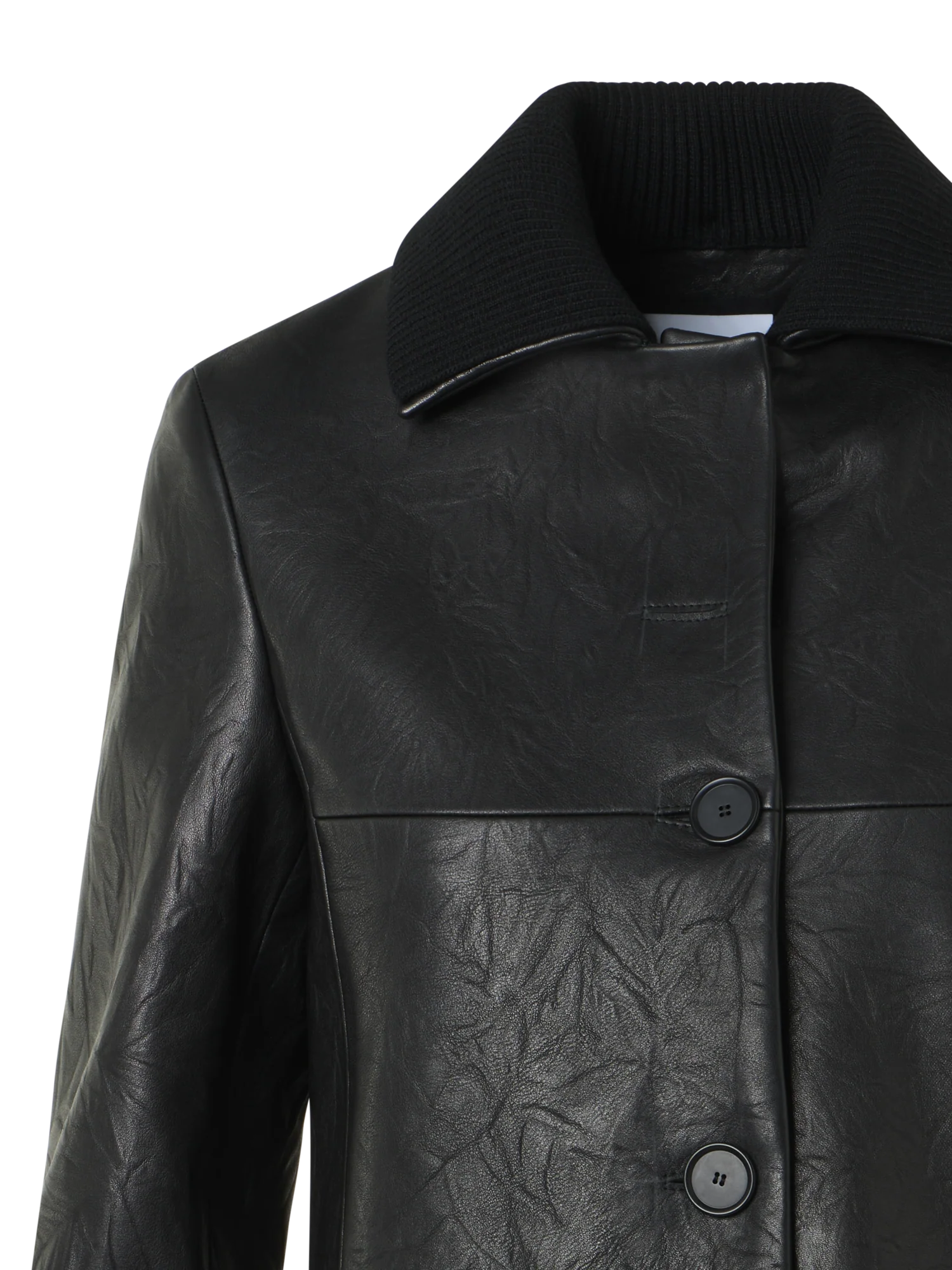 Crinkled Lamb Nappa Jacket - Image 4