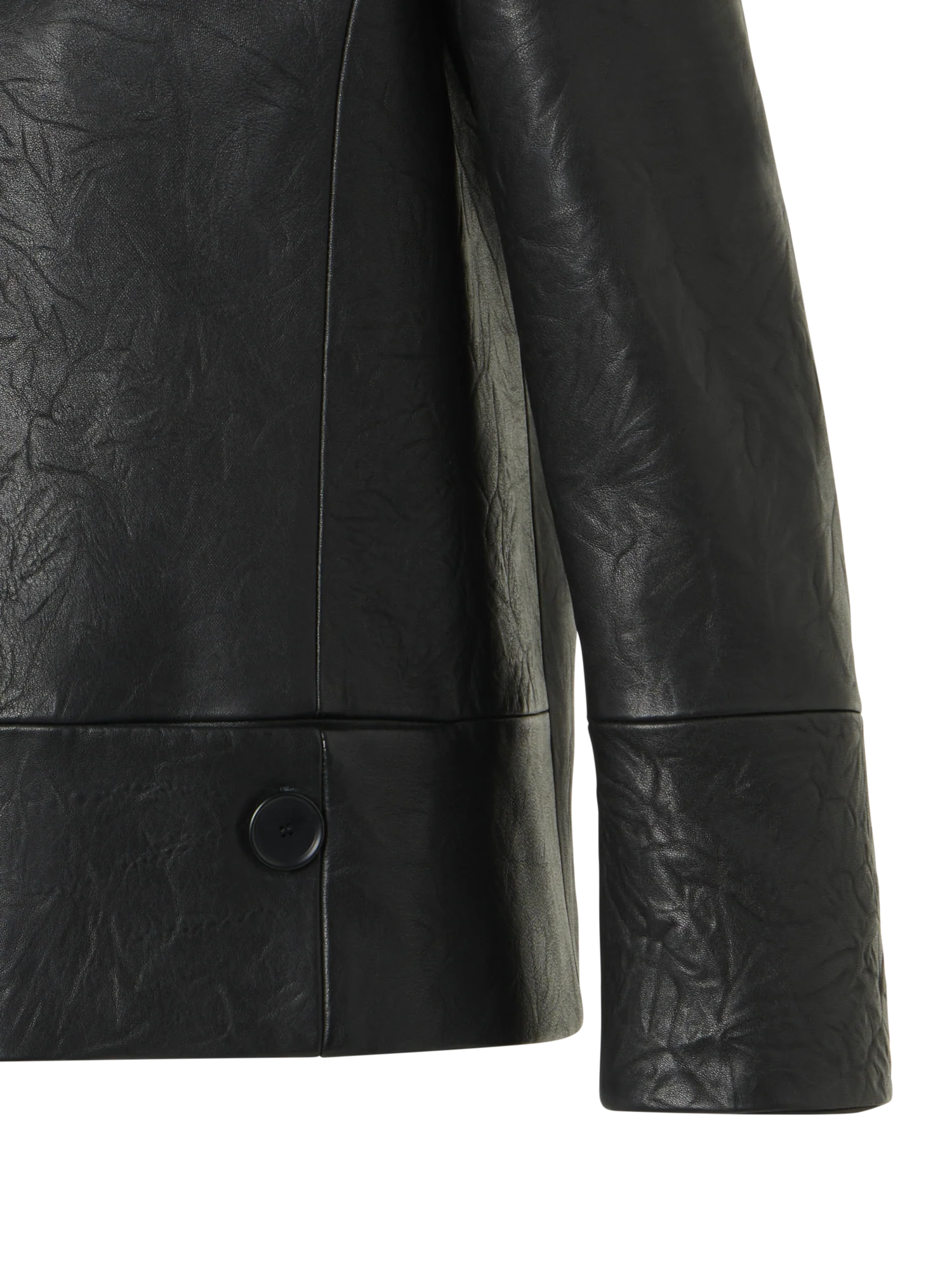 Crinkled Lamb Nappa Jacket - Image 5