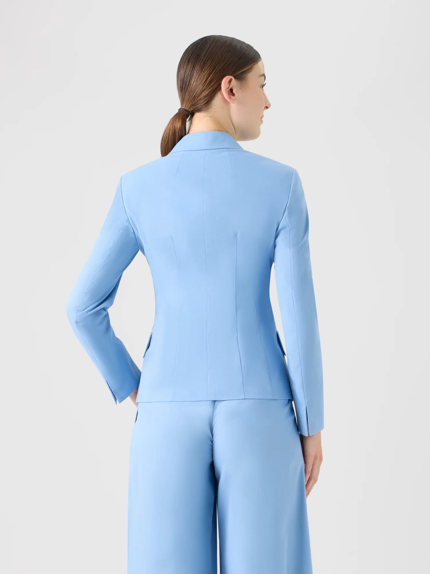 Double-Breasted Cotton Stretch Gabardine Jacket - Image 6