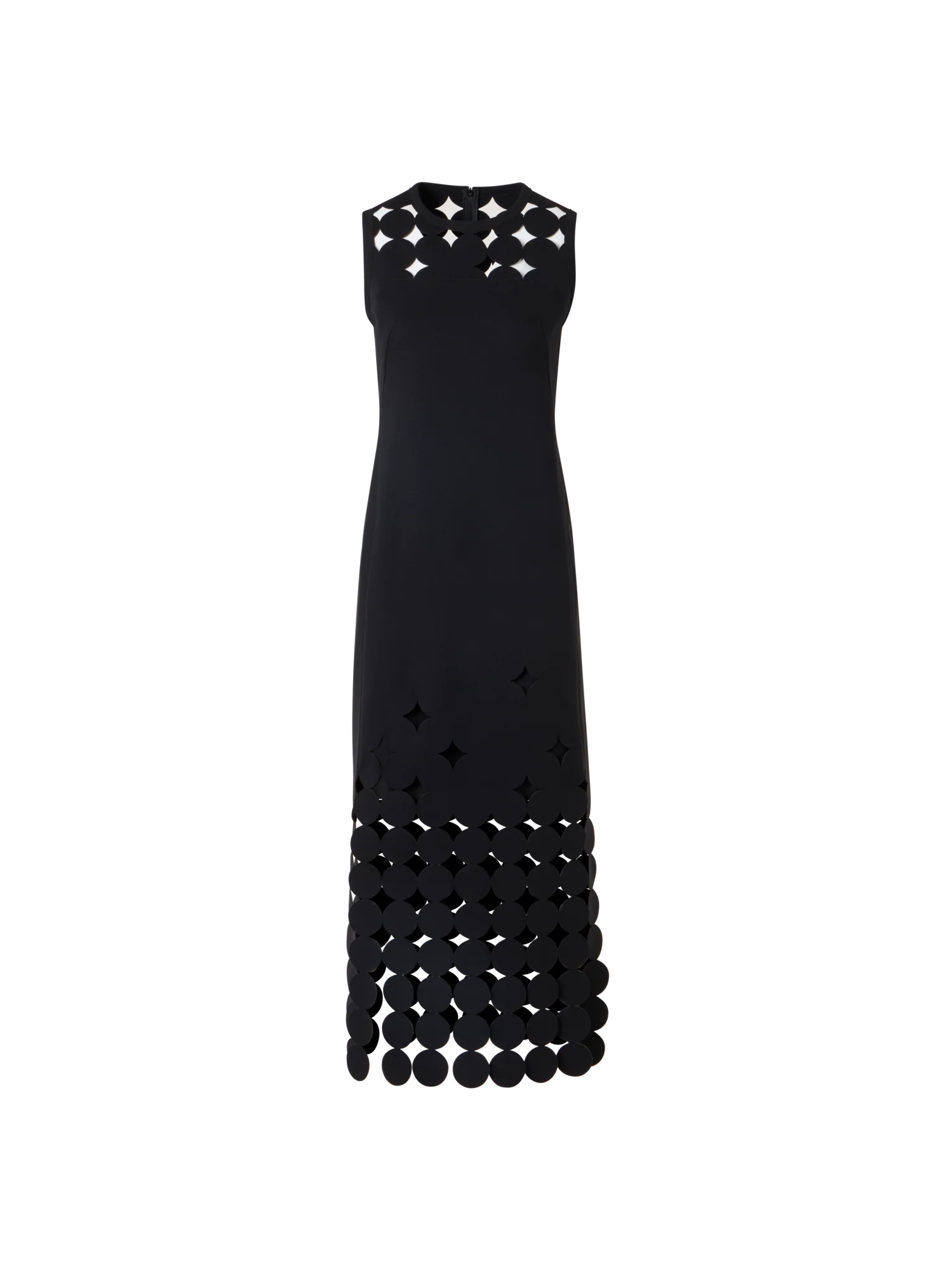 Dropping Dot Cut-Out Jersey Dress