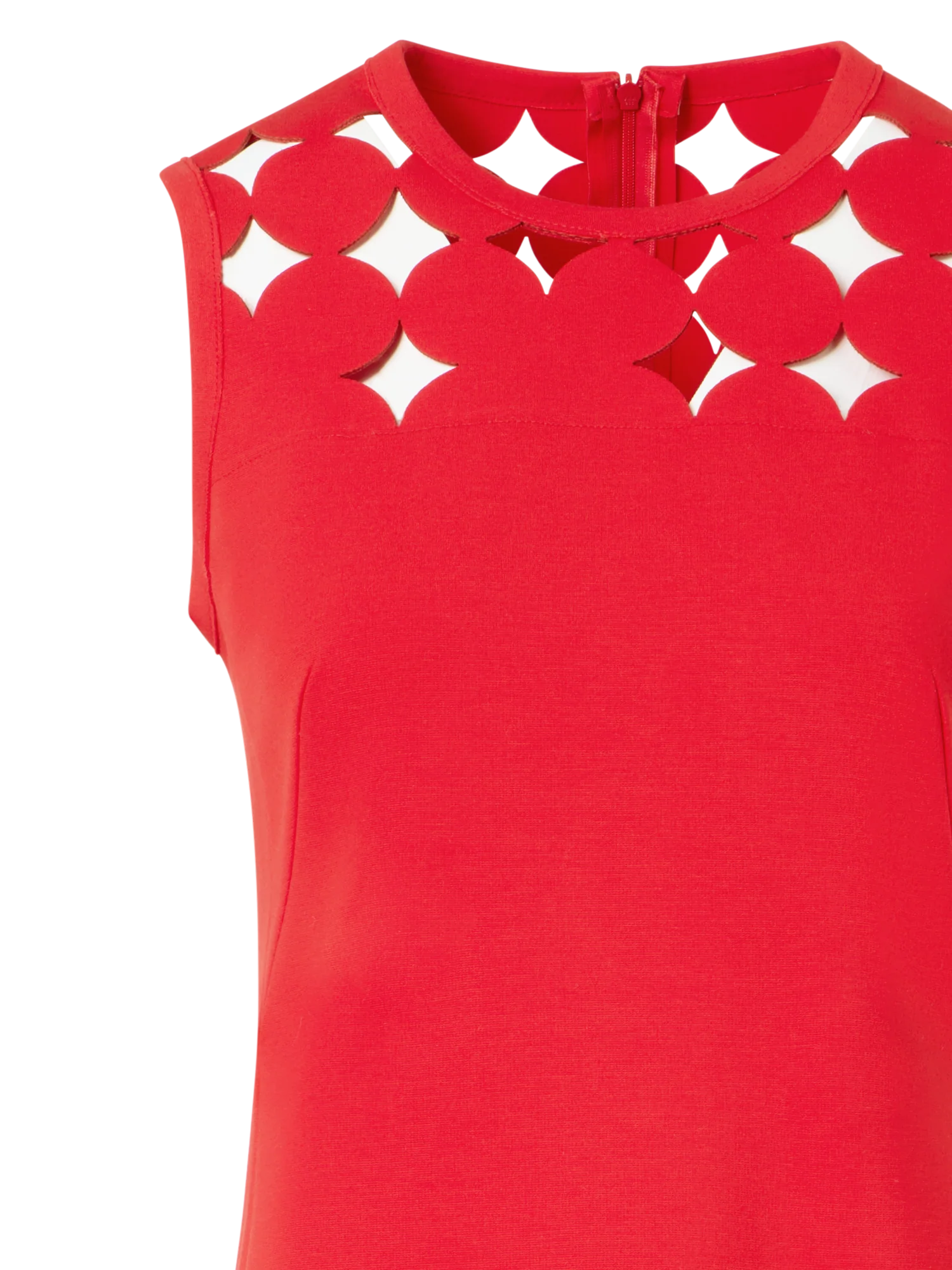 Dropping Dot Cut-Out Jersey Dress - Image 3