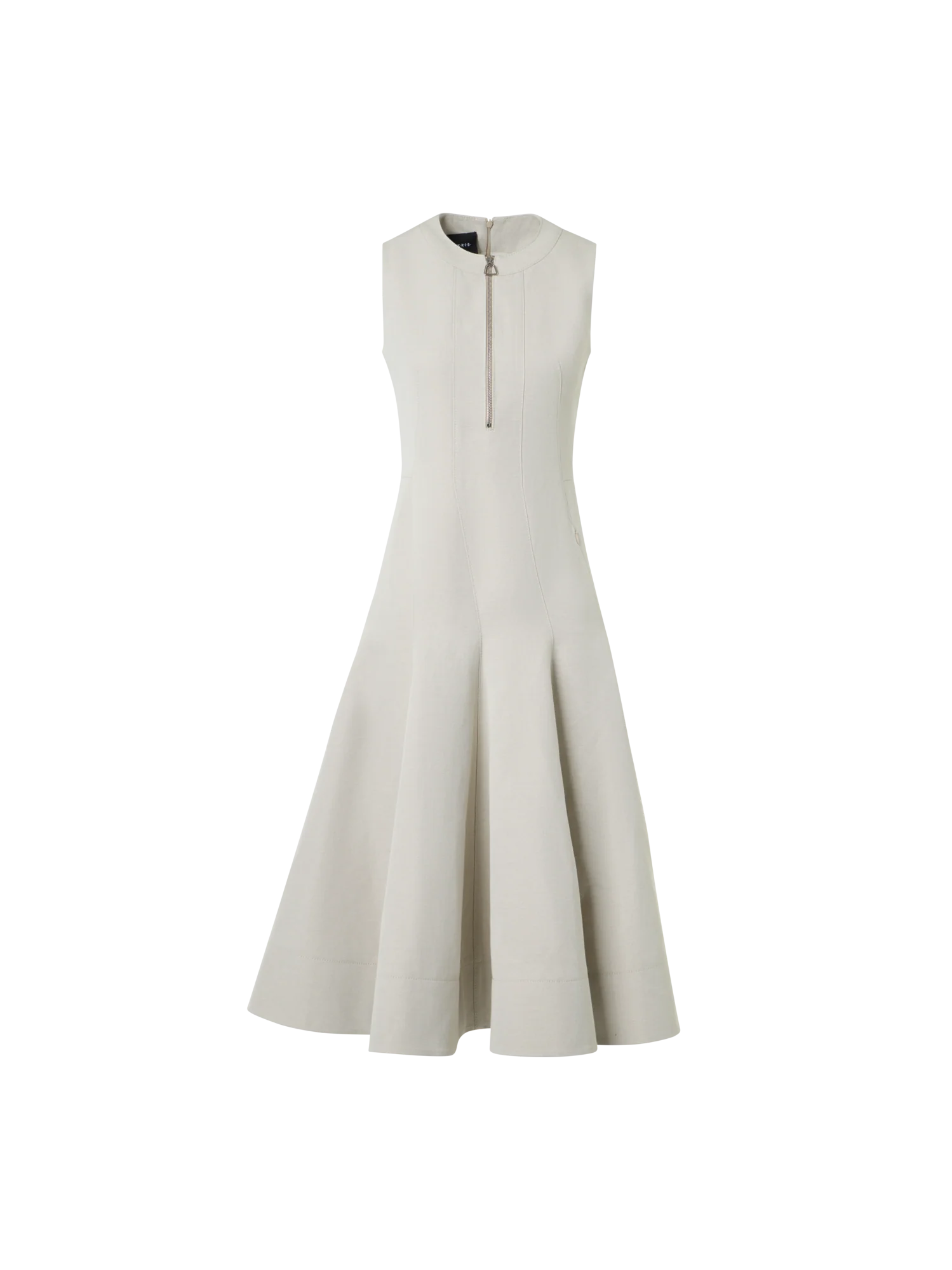 Fit-and-Flare Midi Dress