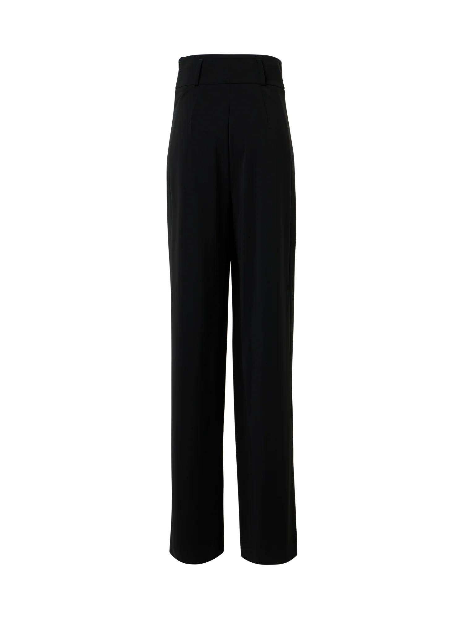 High-Waist Lasercut Crêpe Wide Pants - Image 2