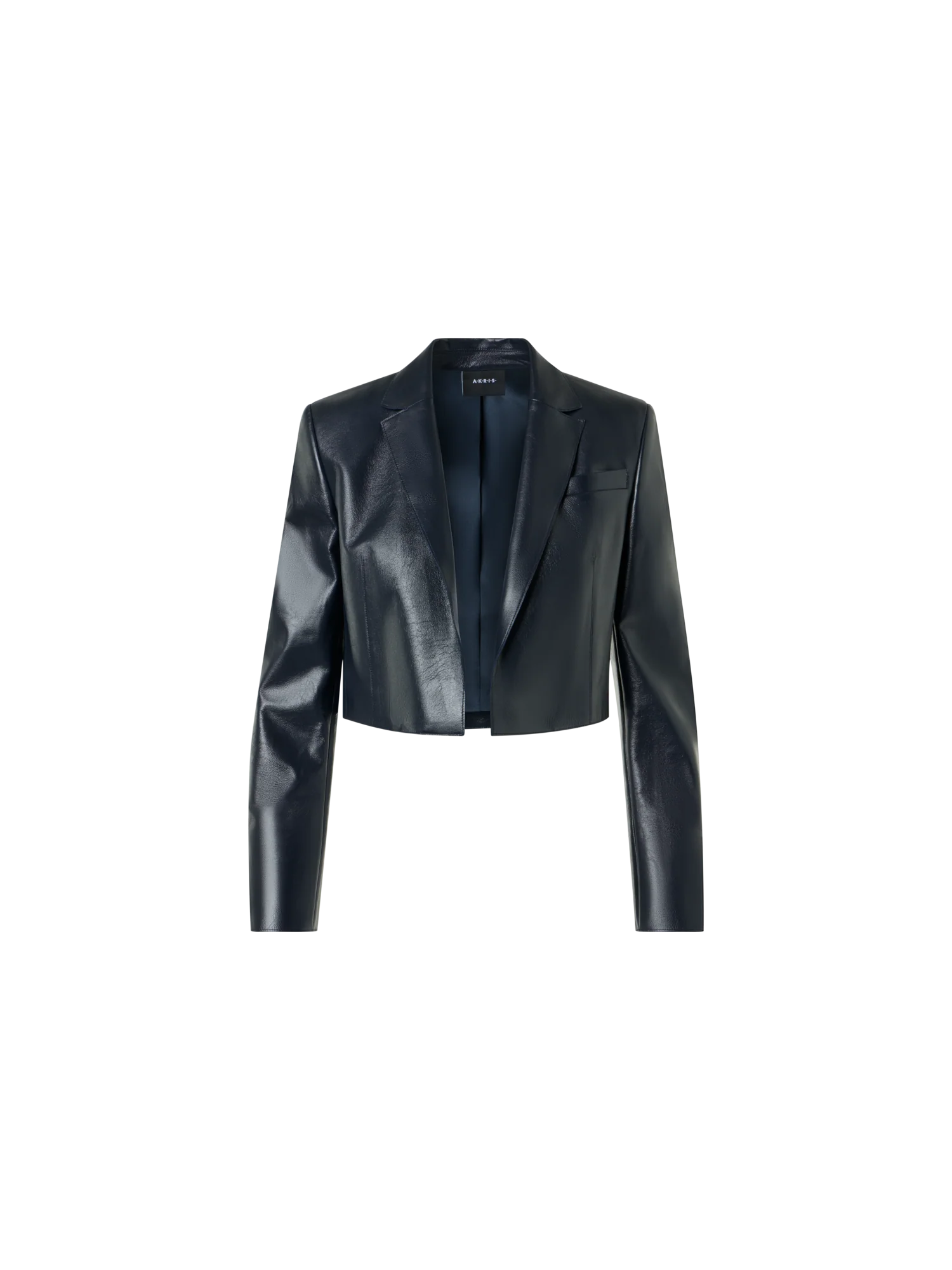 Lacquered Nappa Short Jacket