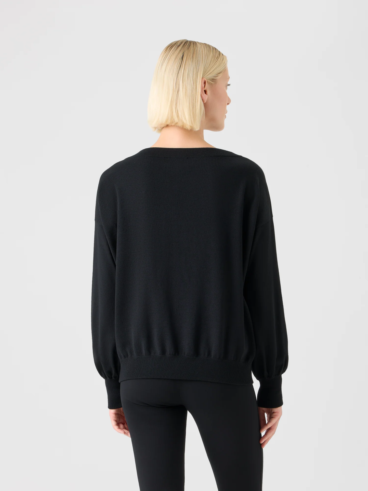 Off-Shoulder Merino Wool Sweater - Image 4