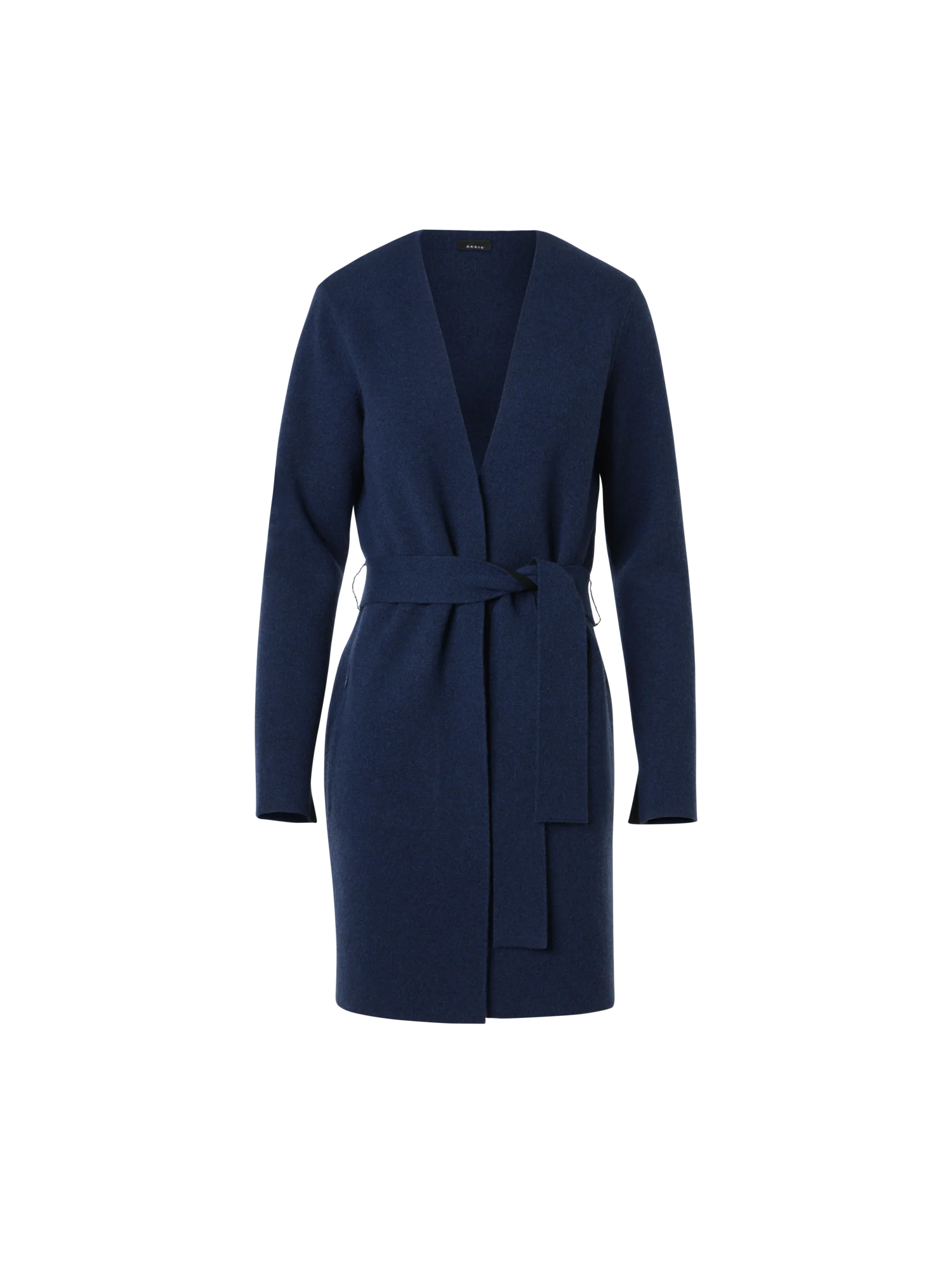 Reversible Cashmere Double-Face Long Cardigan