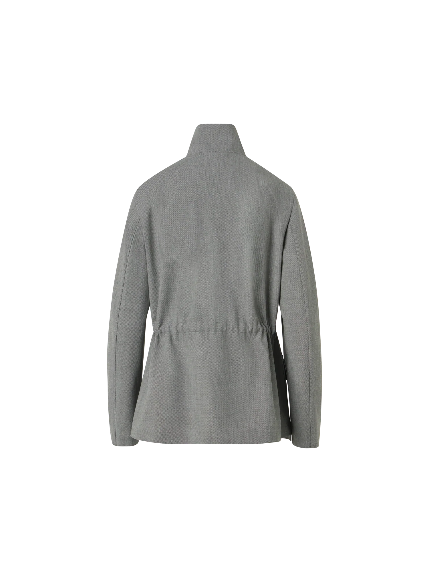 Safari Jacket in Wool Stretch Fil-a-Fil - Image 7
