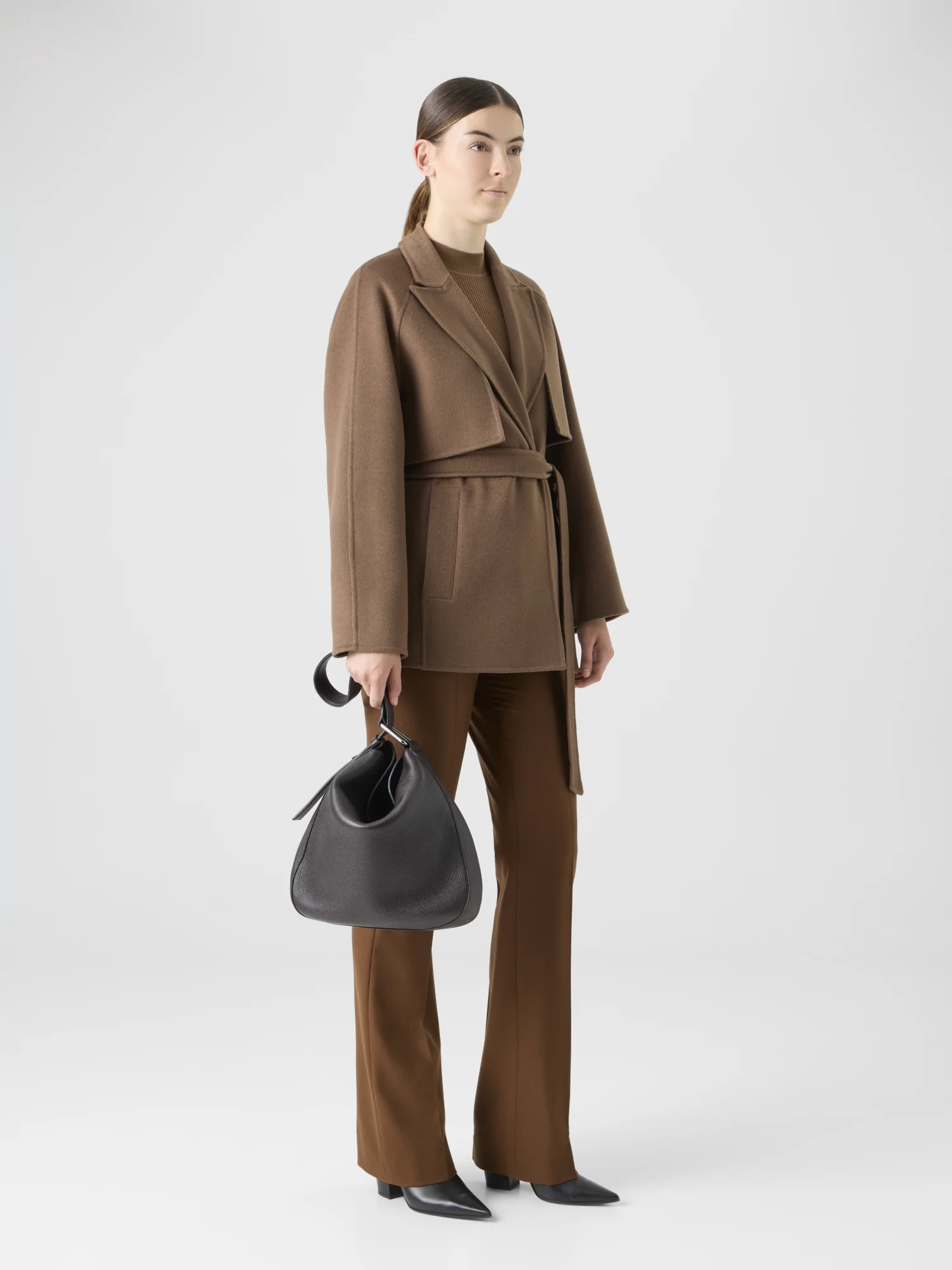 Short Duo Coat - Cashmere Vest and Bolero - Image 3