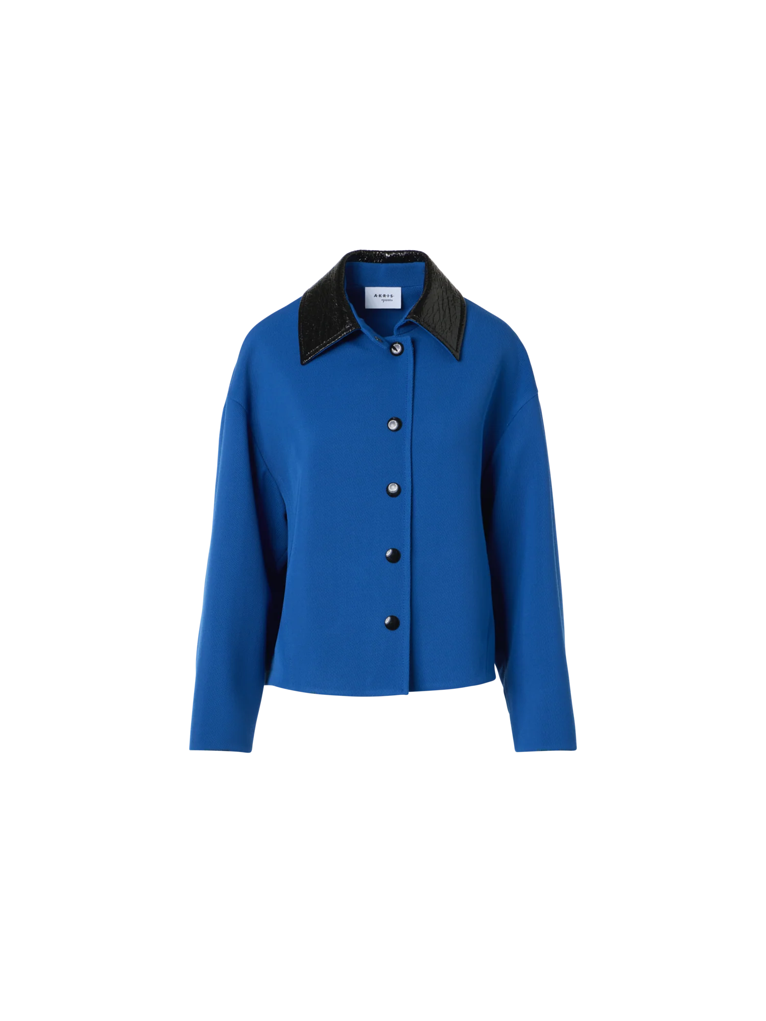 Short Jacket in Heavy Wool Tricotine
