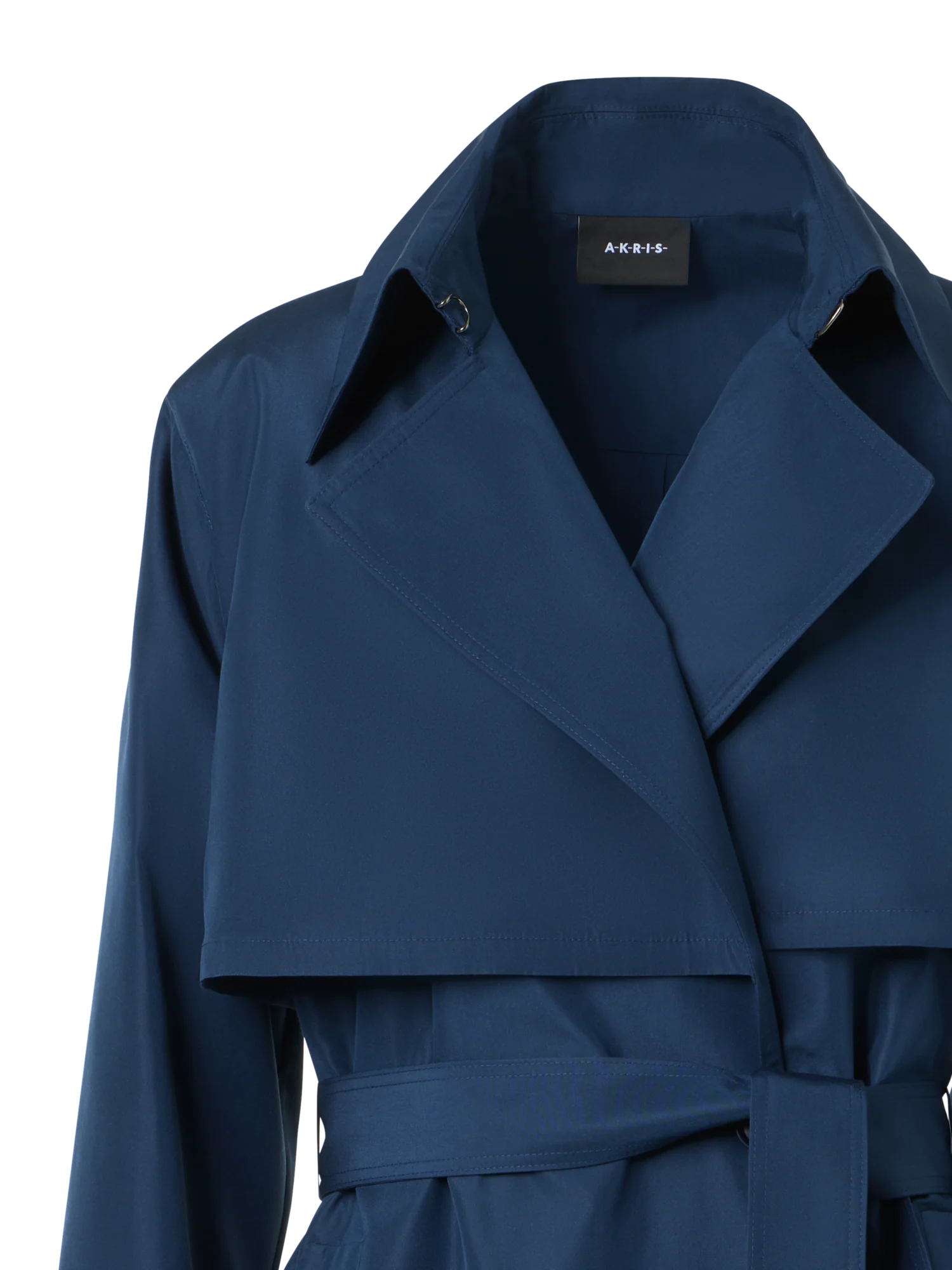 Silk Poplin Oversized Trench Coat - Image 3