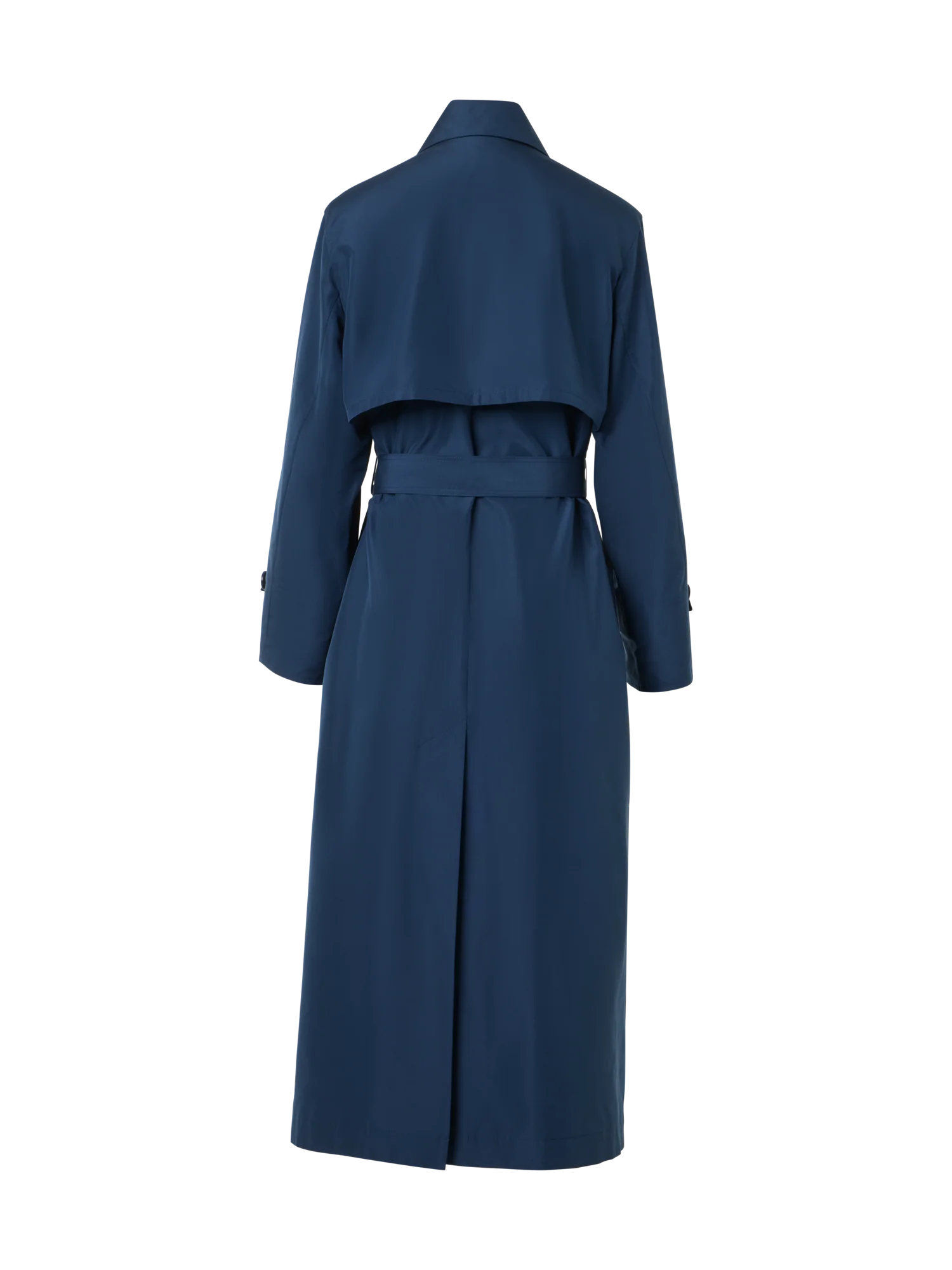Silk Poplin Oversized Trench Coat - Image 5