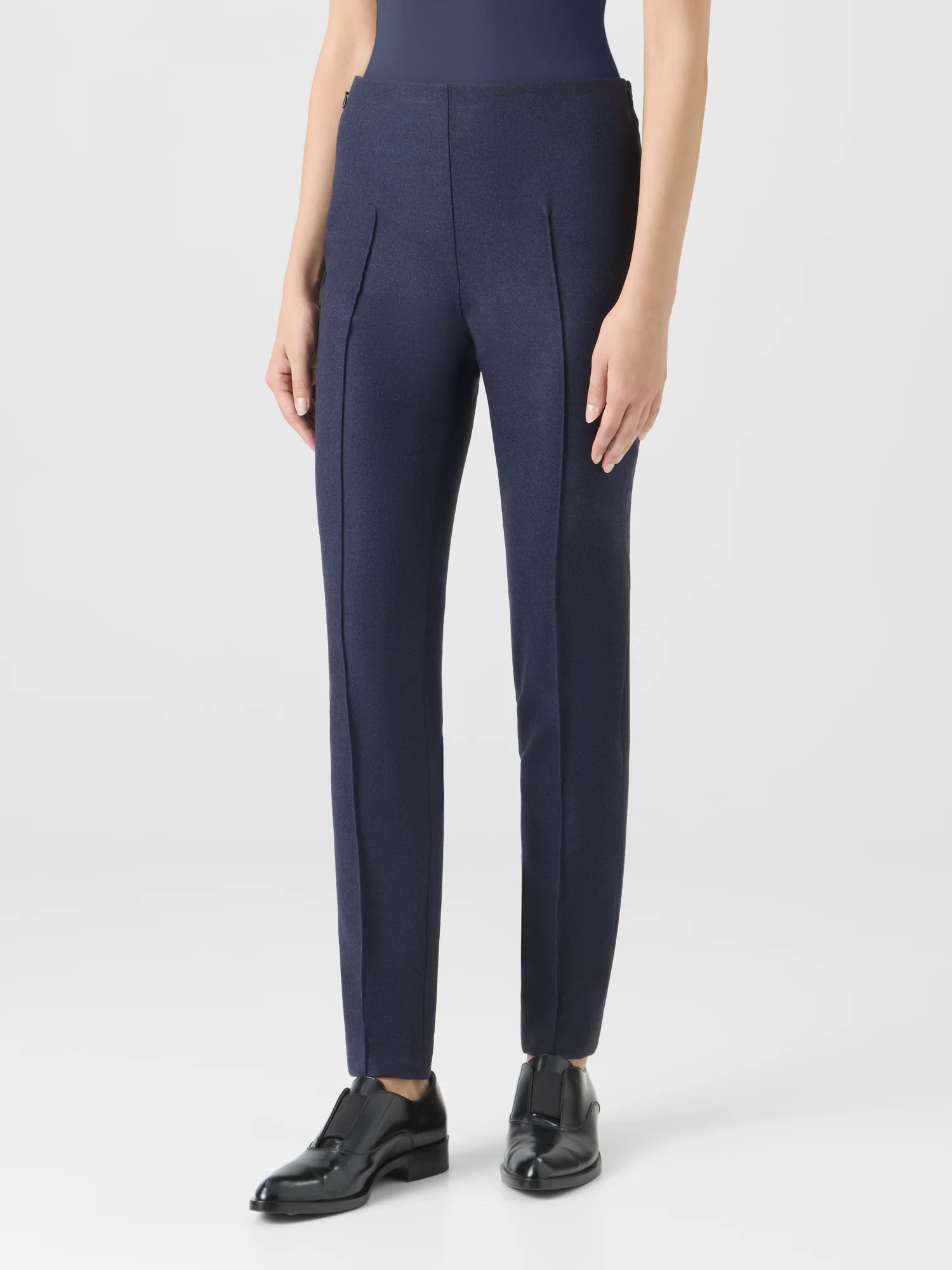 Slim Wool Stretch Flannel Pants - Image 3