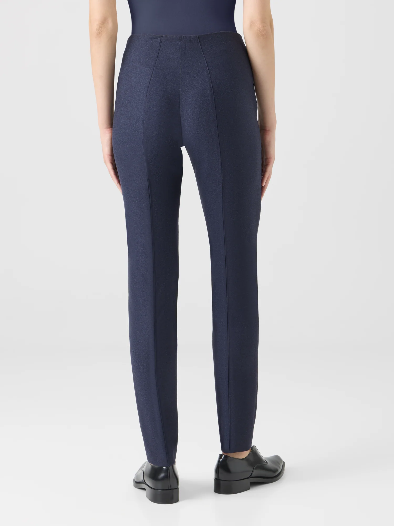 Slim Wool Stretch Flannel Pants - Image 4