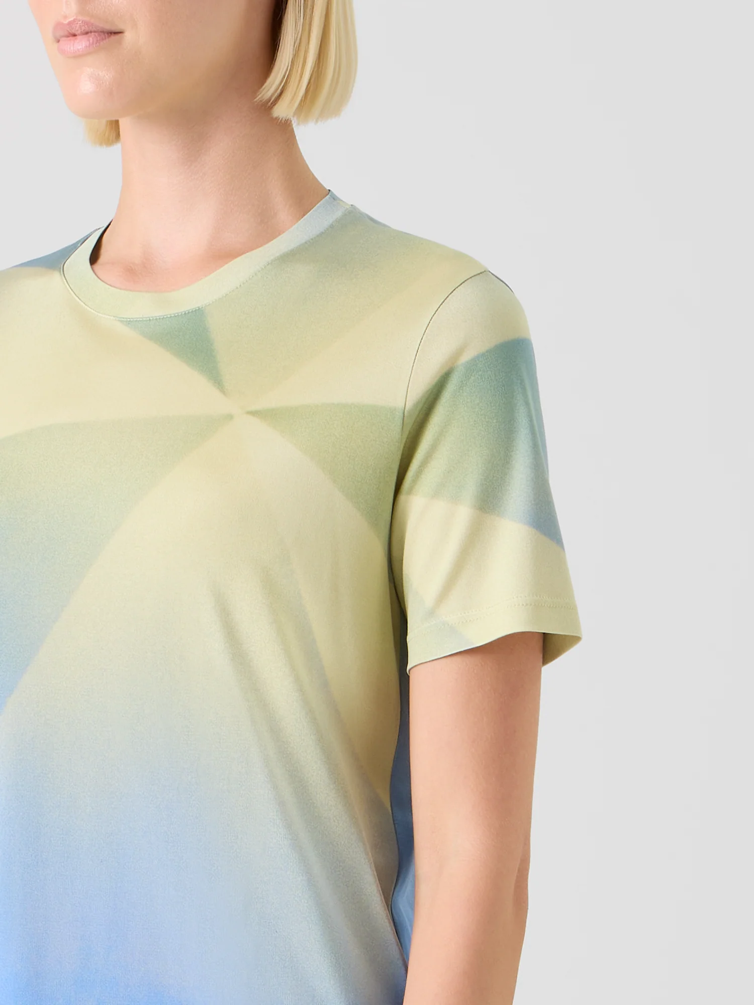 Sunbeam Print Silk Jersey T-Shirt - Image 3