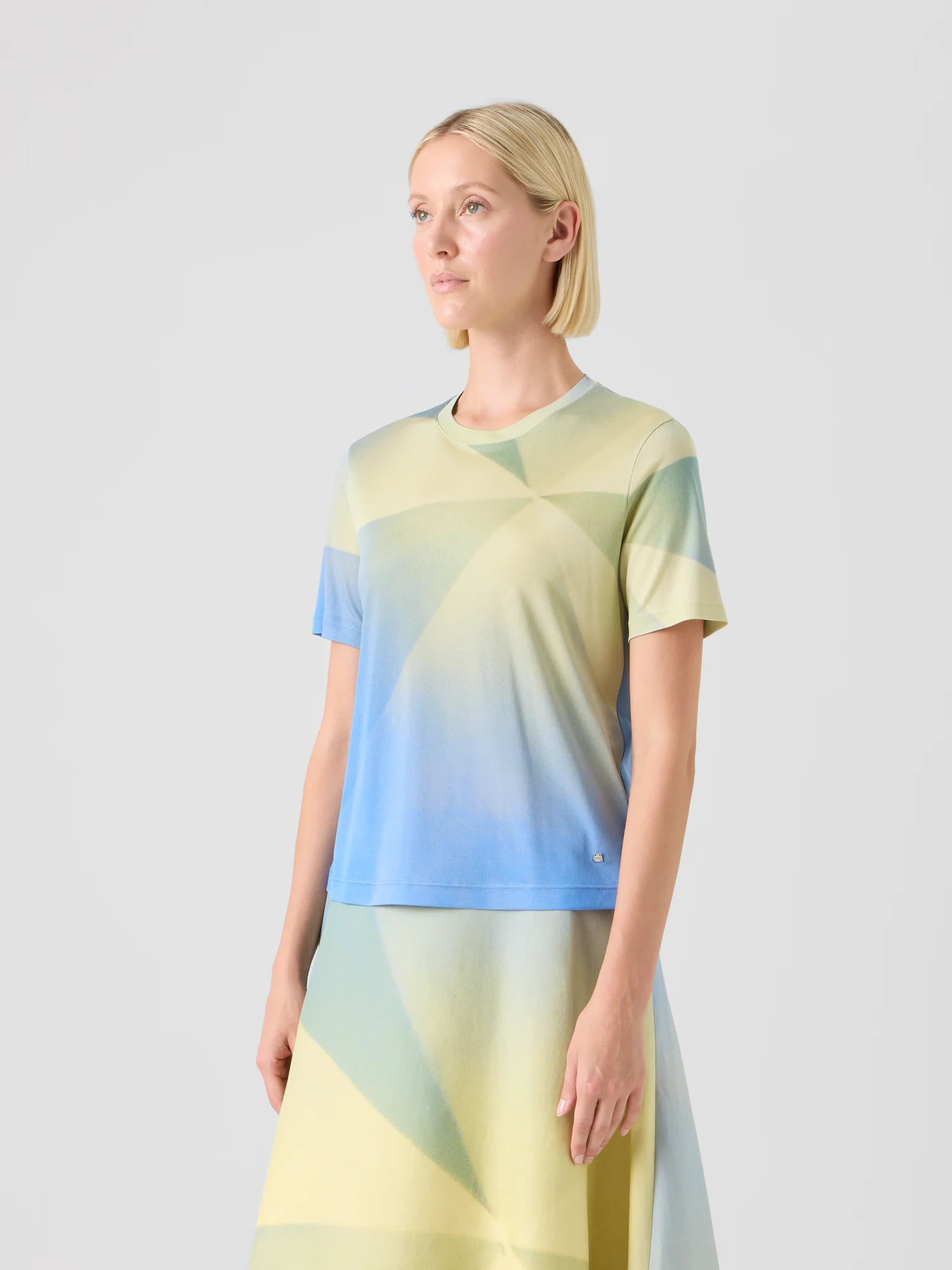 Sunbeam Print Silk Jersey T-Shirt - Image 4