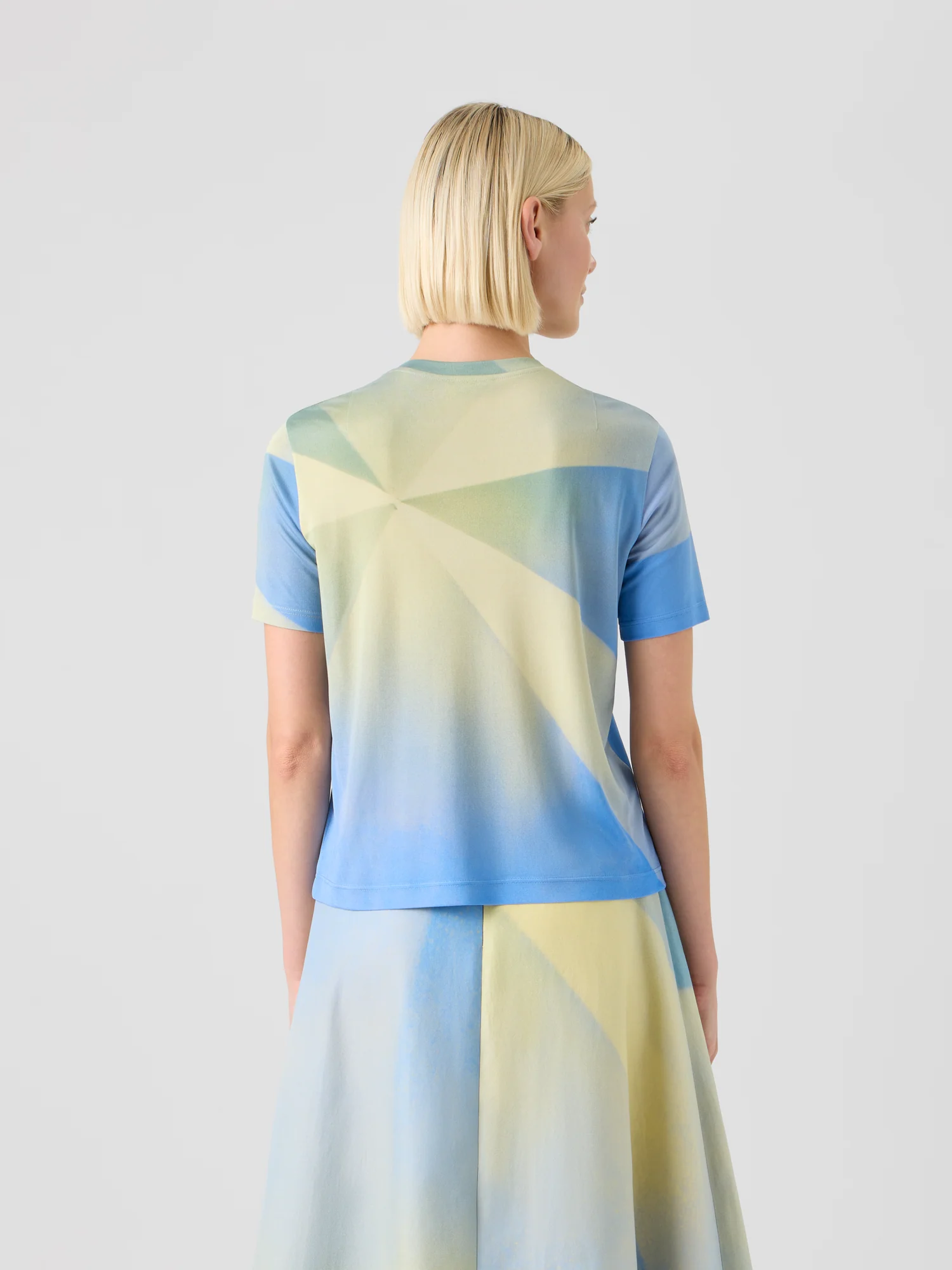Sunbeam Print Silk Jersey T-Shirt - Image 5